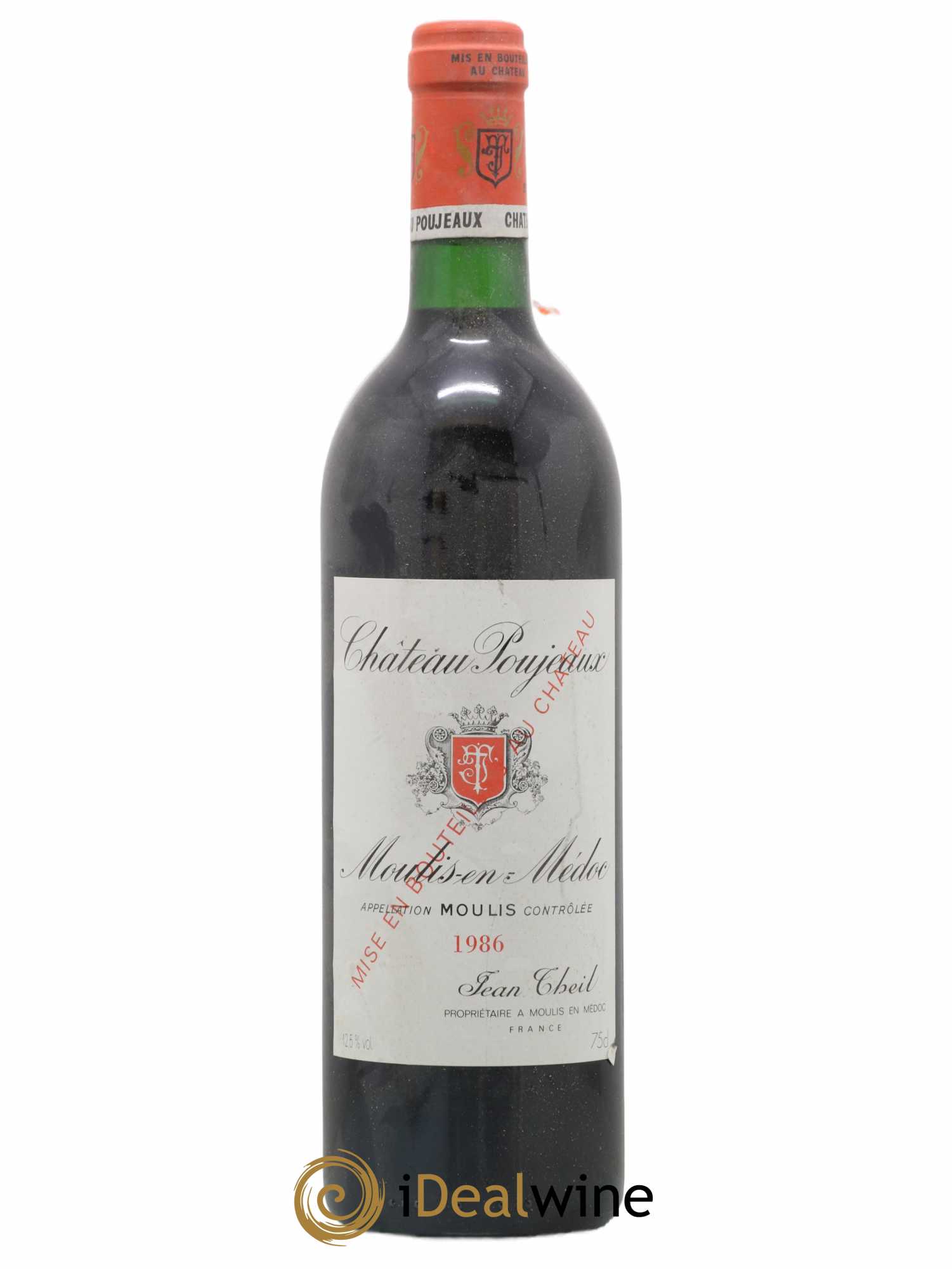 Château Poujeaux 1986 - Lot de 1 bouteille - 0
