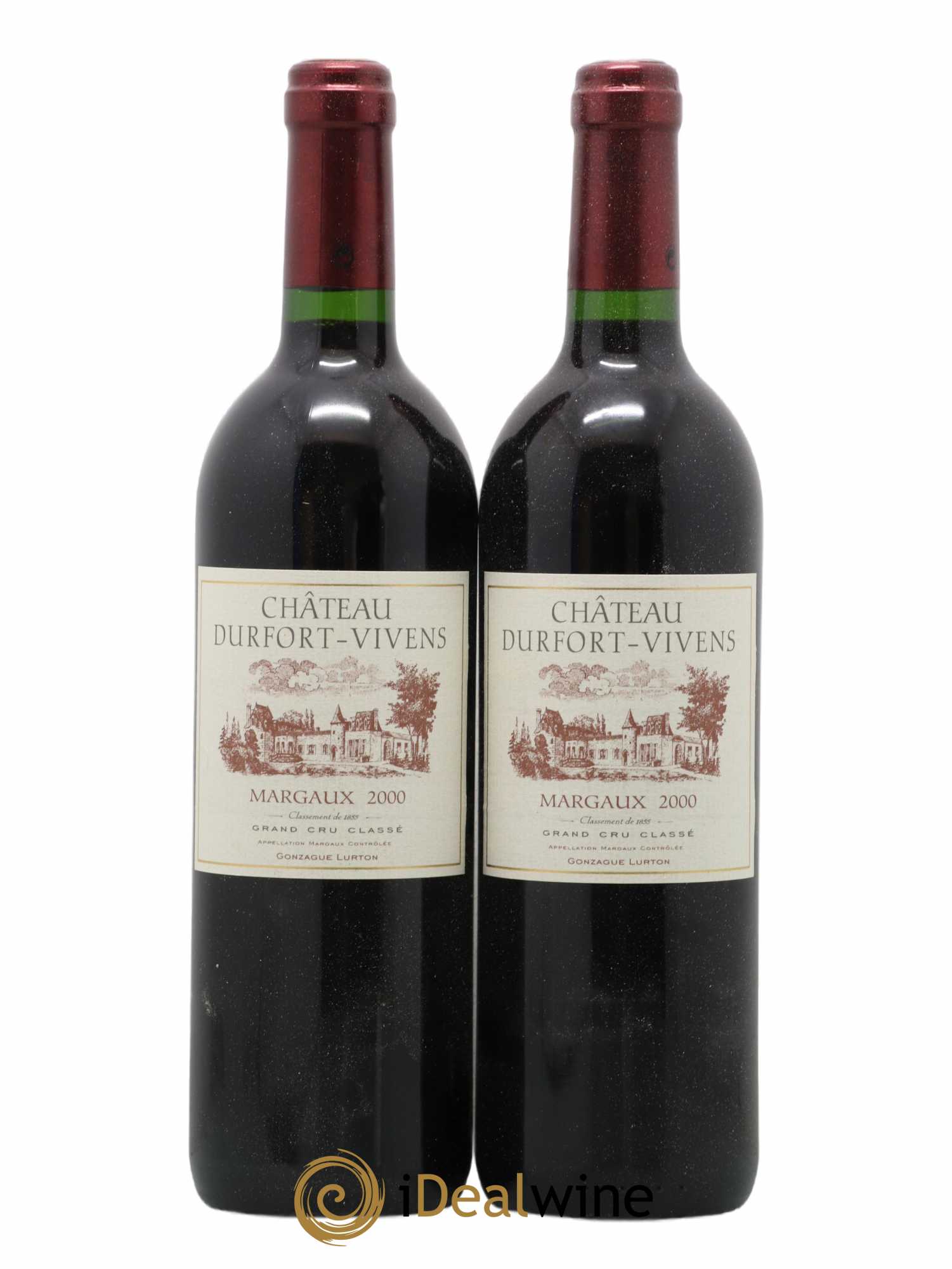 Château Durfort Vivens 2ème Grand Cru Classé 2000 - Lot de 2 bouteilles - 0