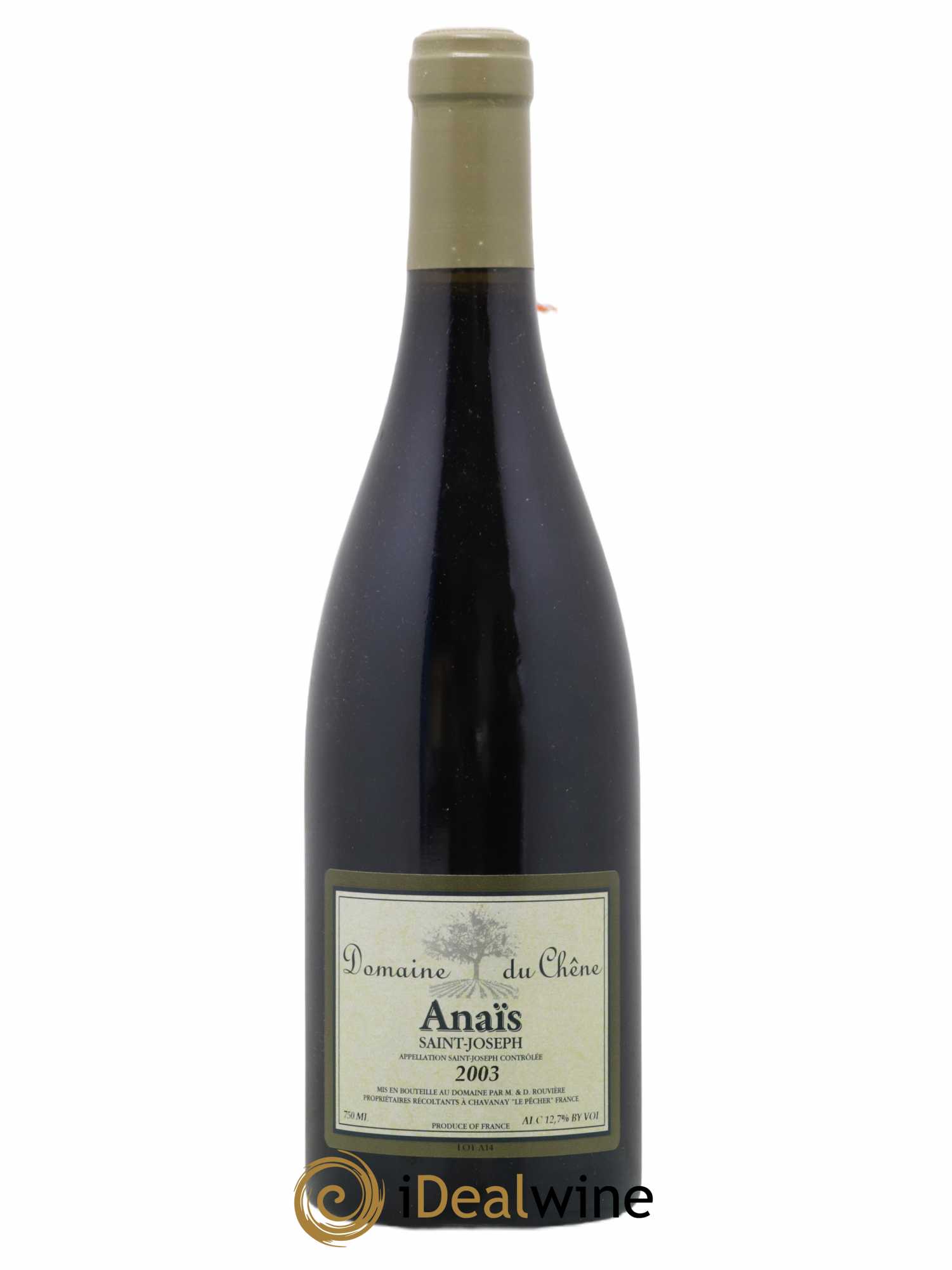 Saint-Joseph Domaine du Chêne Rouvière Anaïs 2003 - Posten von 1 Flasche - 0