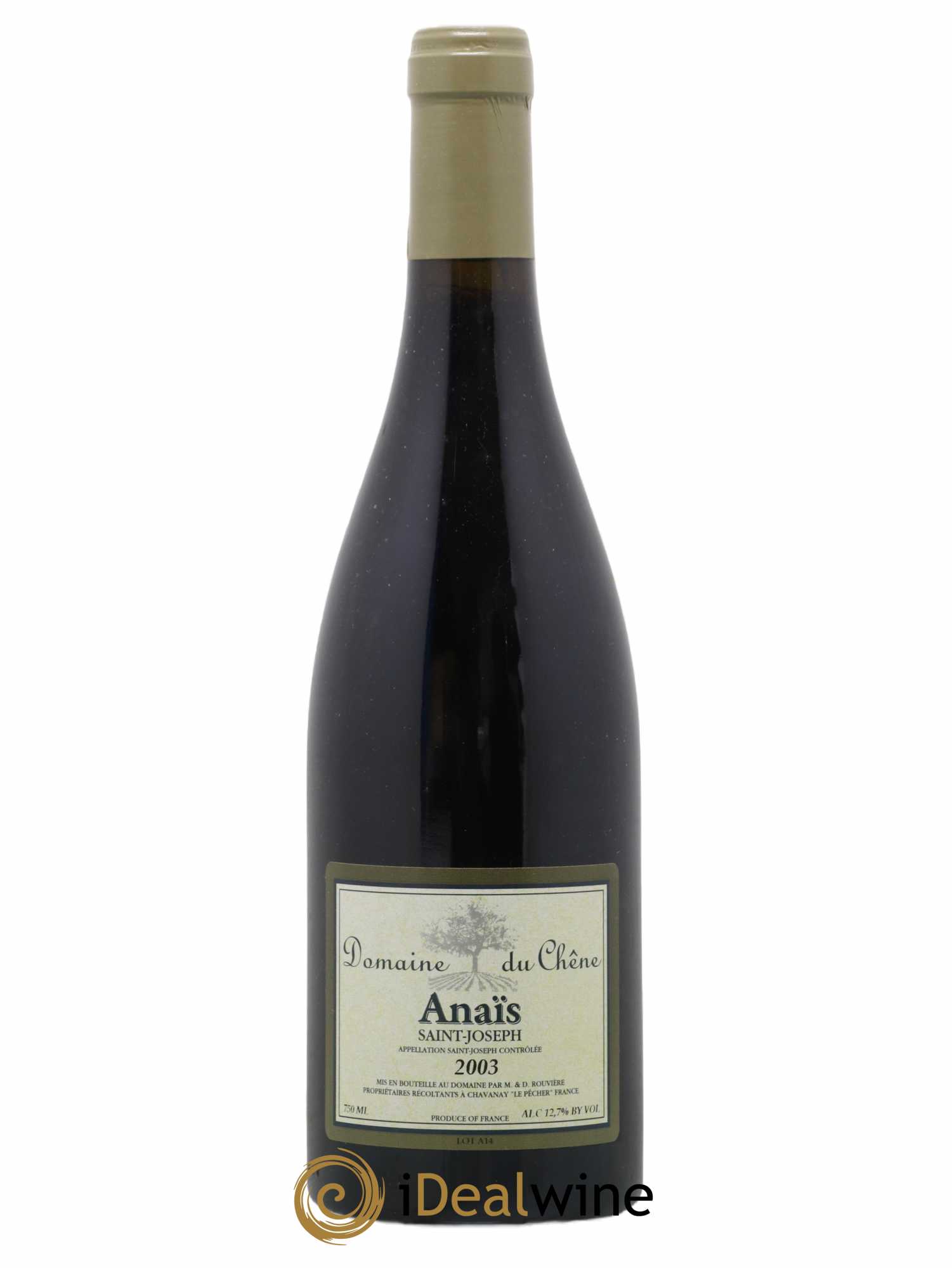 Saint-Joseph Domaine du Chêne Rouvière Anaïs 2003 - Lot de 1 bouteille - 0