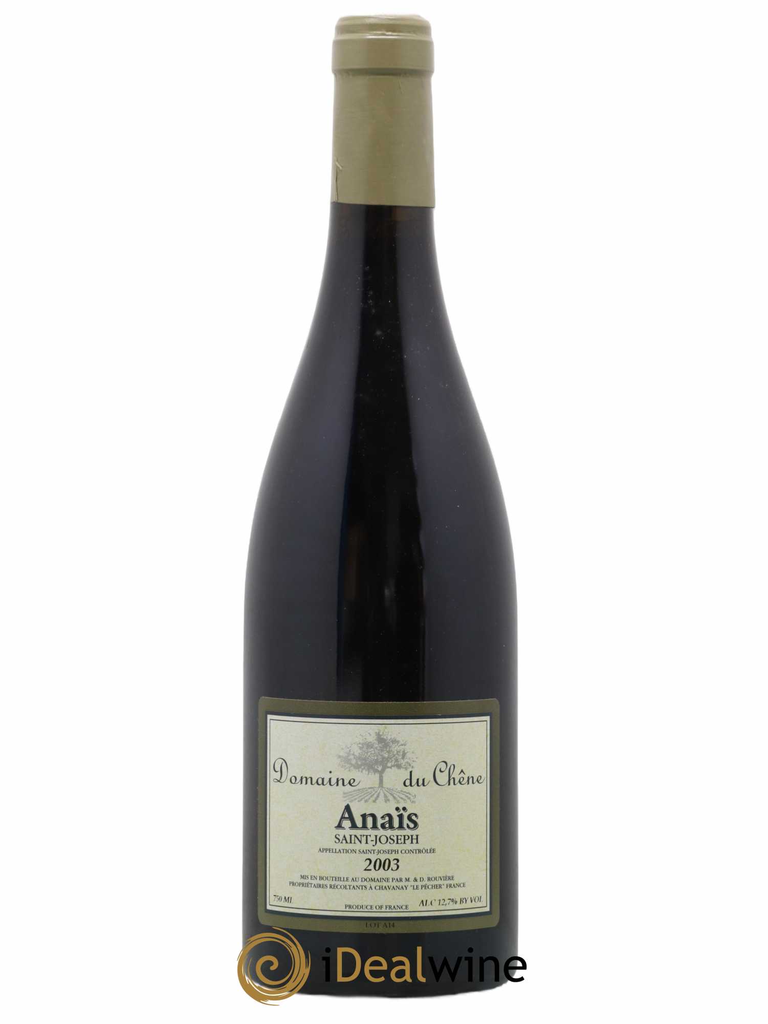 Saint-Joseph Domaine du Chêne Rouvière Anaïs 2003 - Lot de 1 bouteille - 0