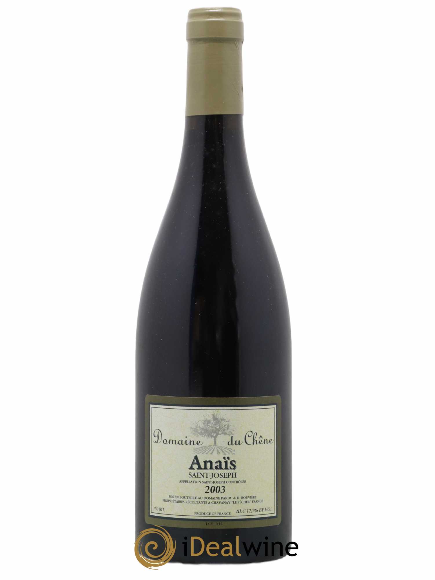 Saint-Joseph Domaine du Chêne Rouvière Anaïs 2003 - Lot de 1 bouteille - 0