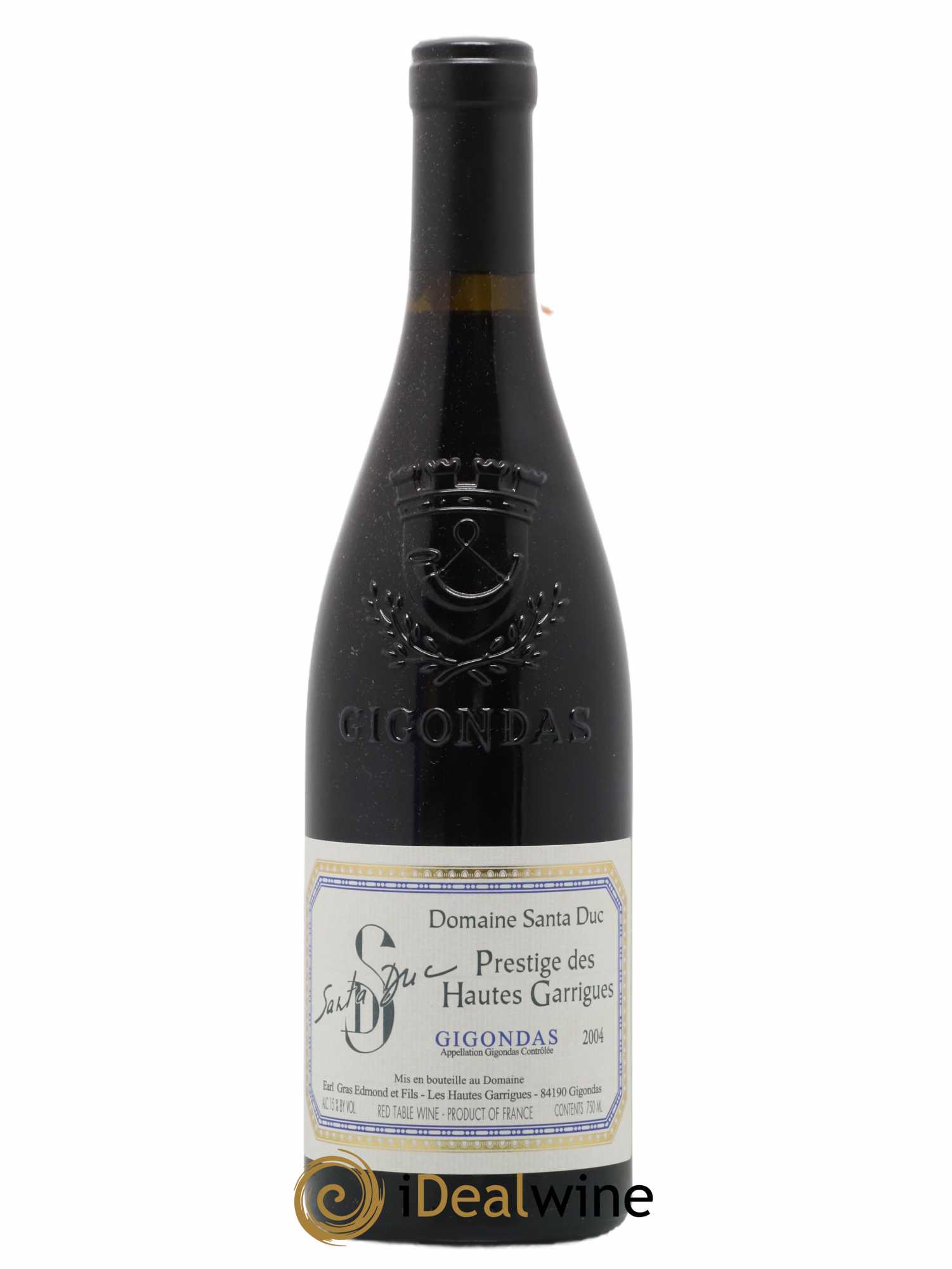 Gigondas Santa Duc Prestige Des Hautes Garrigues 2004 - Posten von 1 Flasche - 0