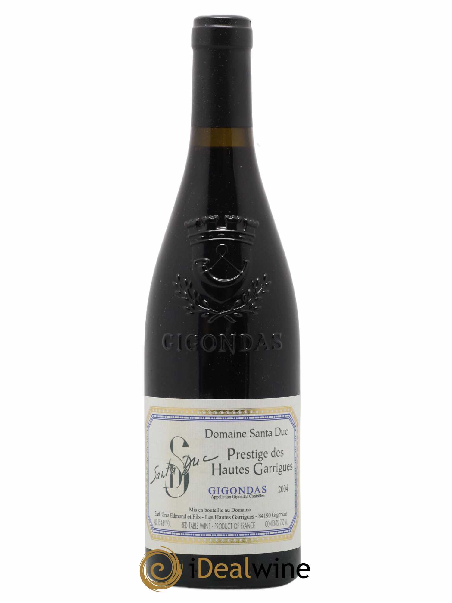 Gigondas Santa Duc Prestige Des Hautes Garrigues 2004 - Posten von 1 Flasche - 0