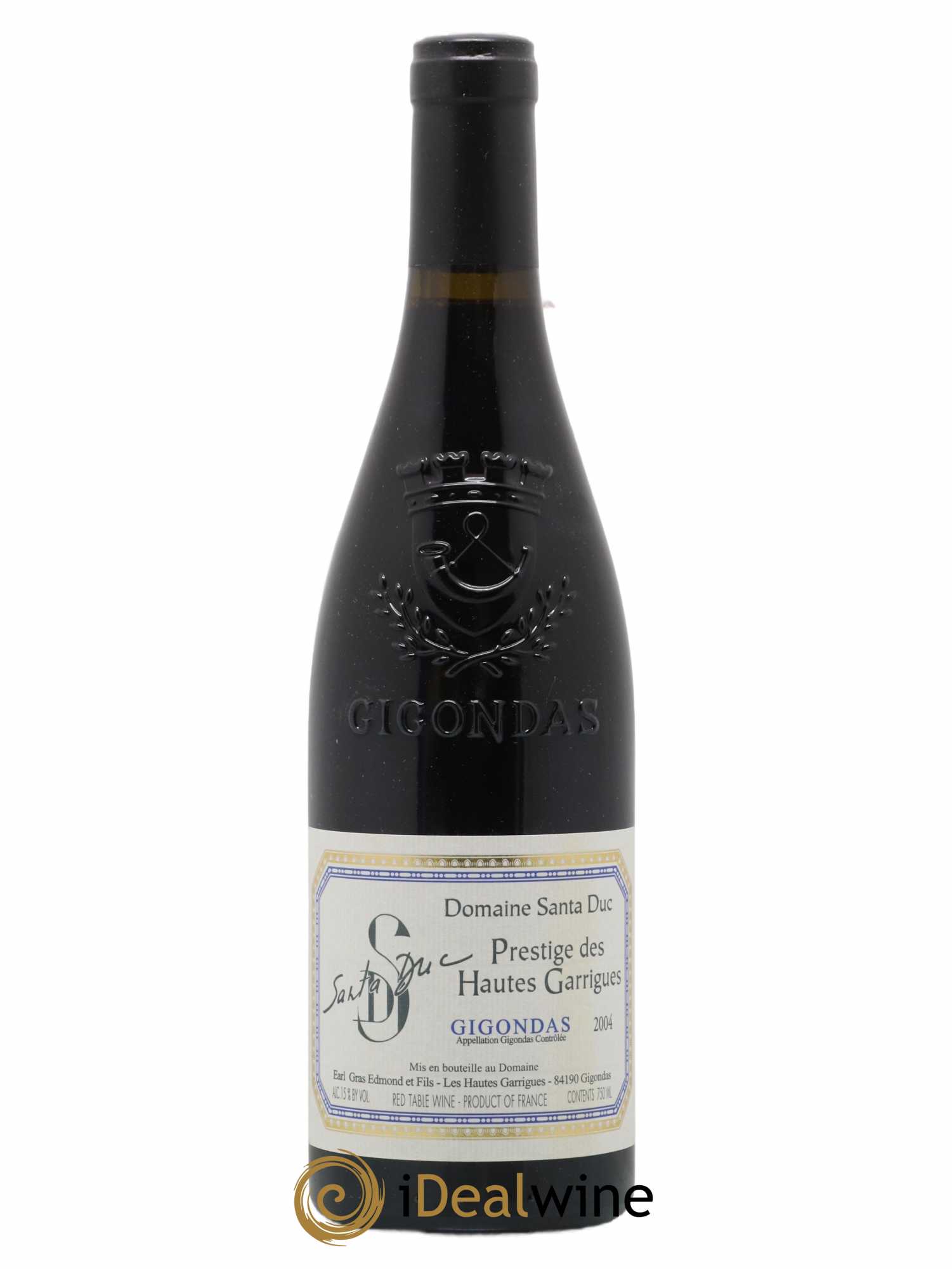 Gigondas Santa Duc Prestige Des Hautes Garrigues 2004 - Posten von 1 Flasche - 0