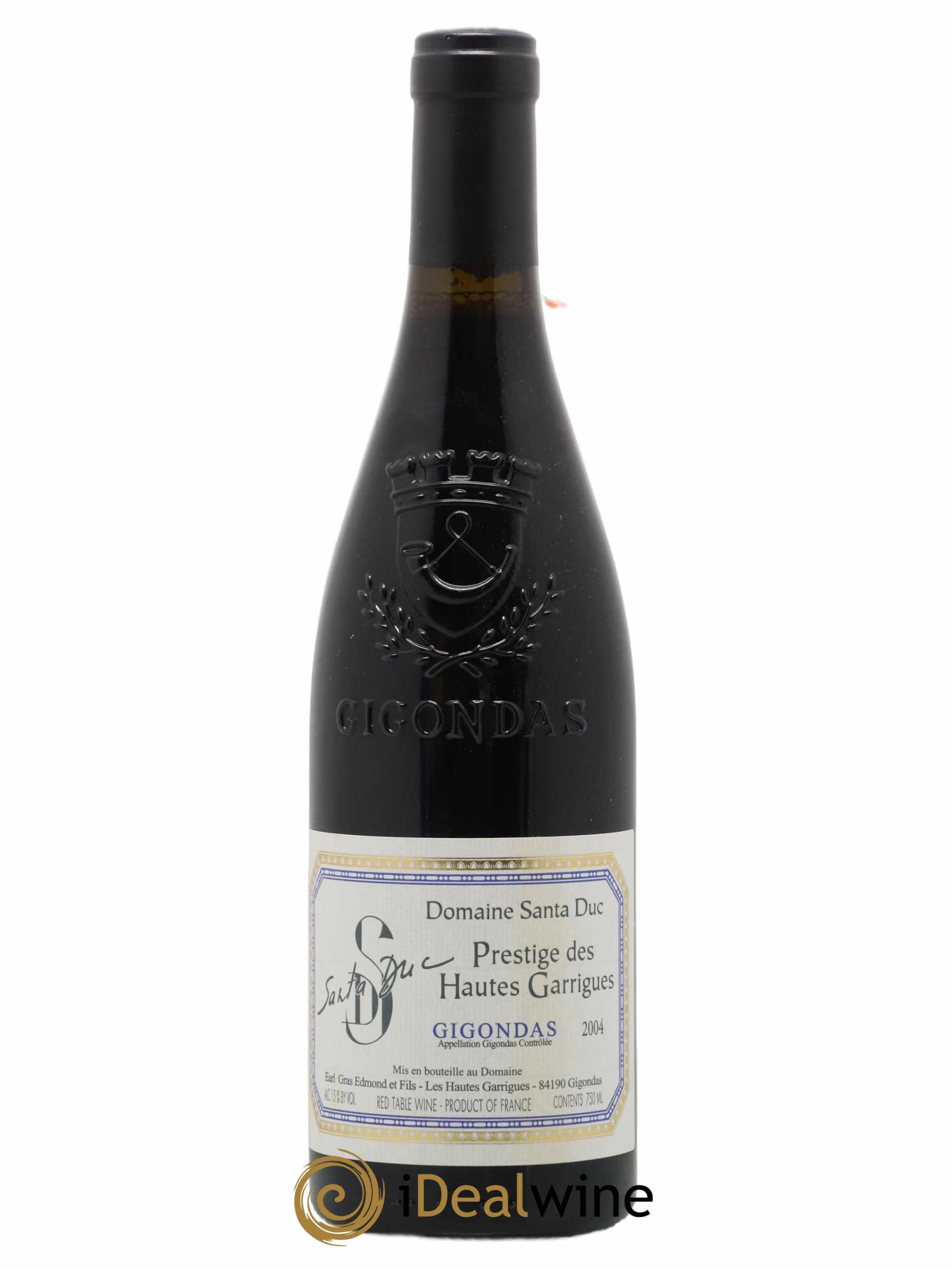 Gigondas Santa Duc Prestige Des Hautes Garrigues 2004 - Lot of 1 bottle - 0