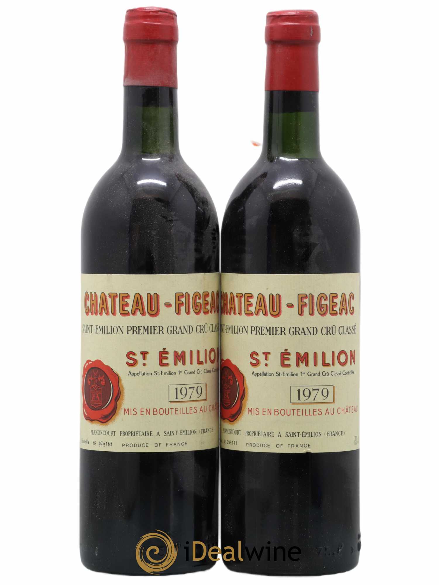 Château Figeac 1er Grand Cru Classé A 1979 - Lot de 2 bouteilles - 0