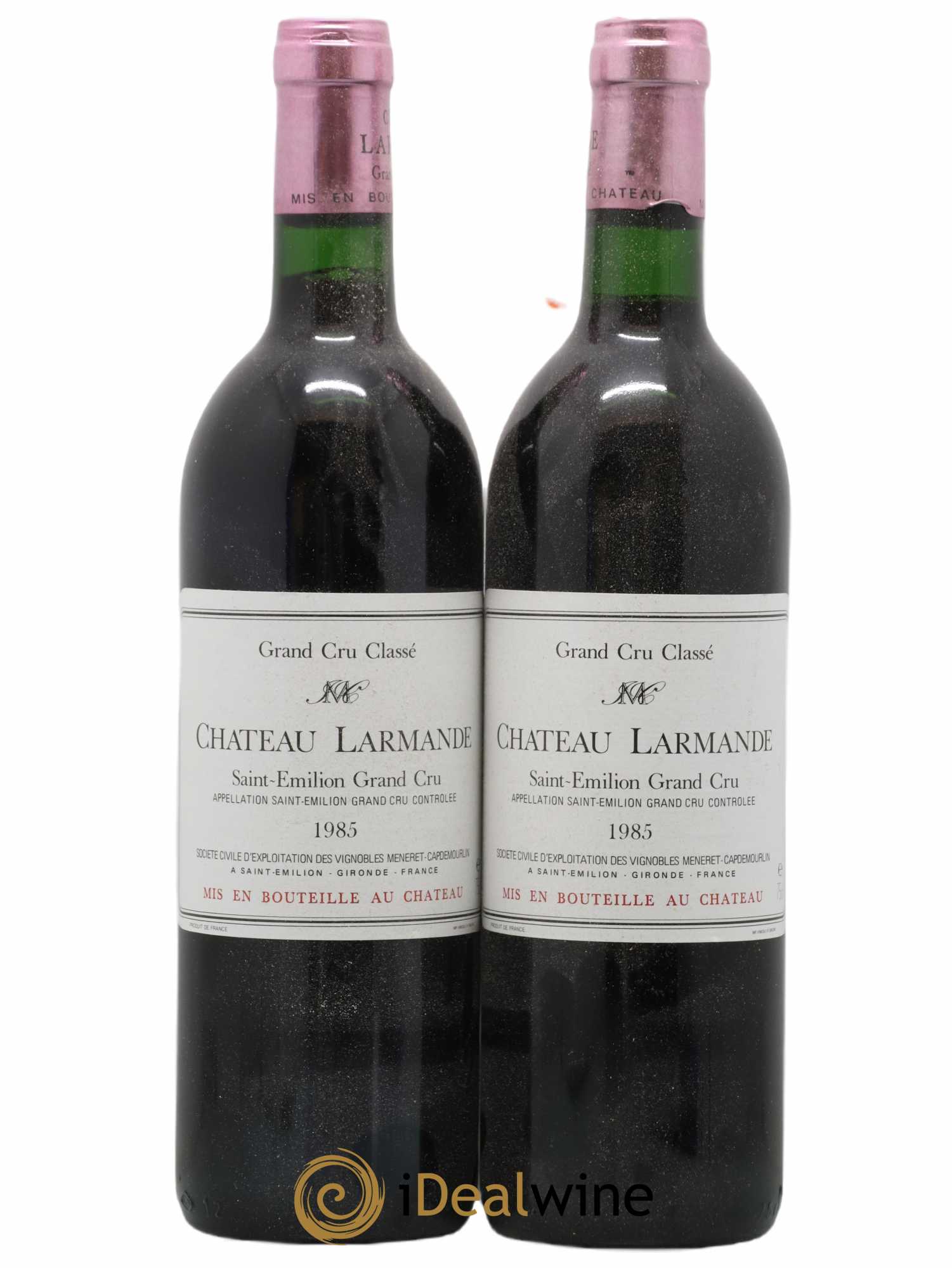 Château Larmande Grand Cru Classé 1985 - Lot de 2 bouteilles - 0