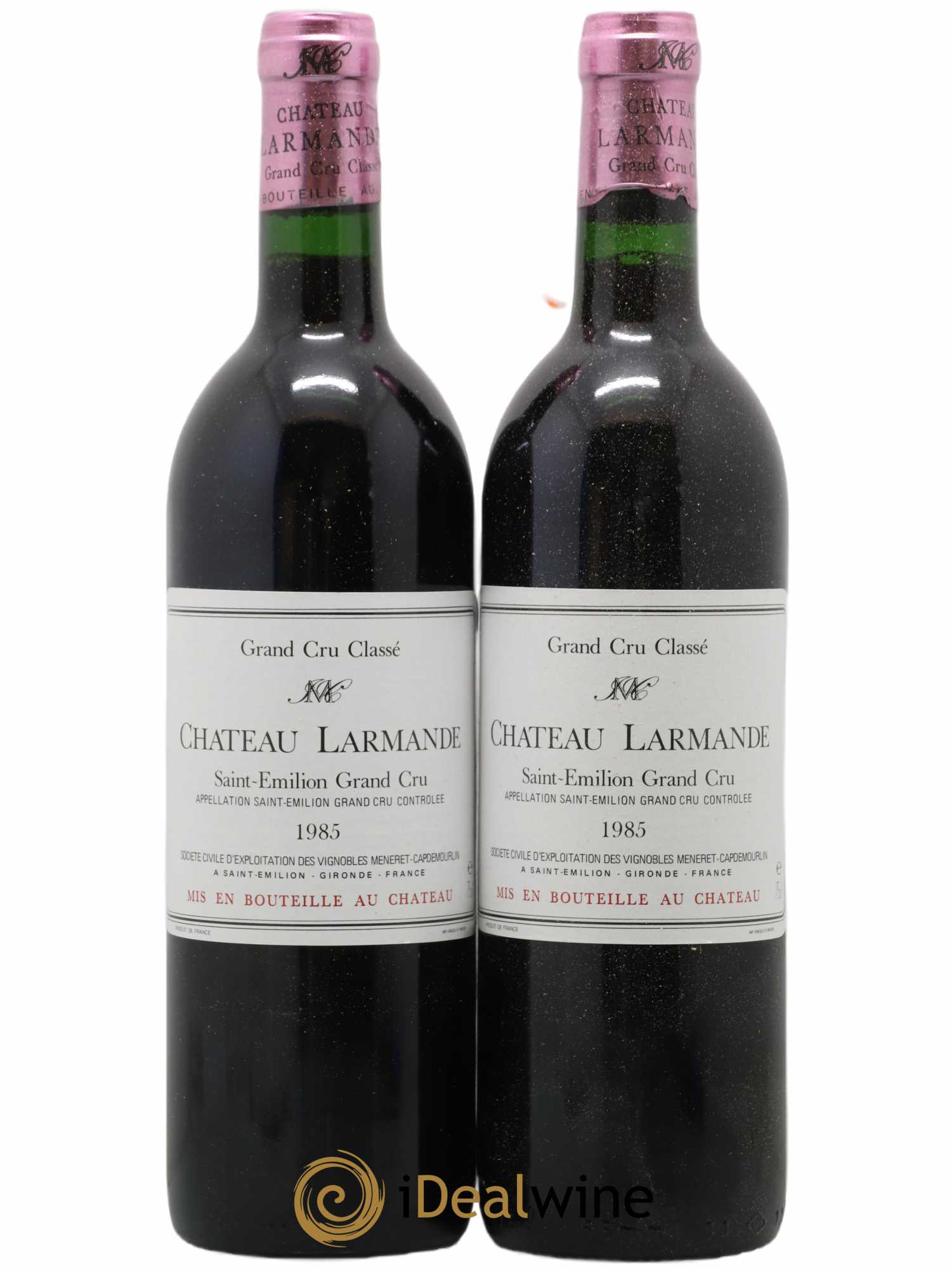 Château Larmande Grand Cru Classé 1985 - Lot de 2 bouteilles - 0