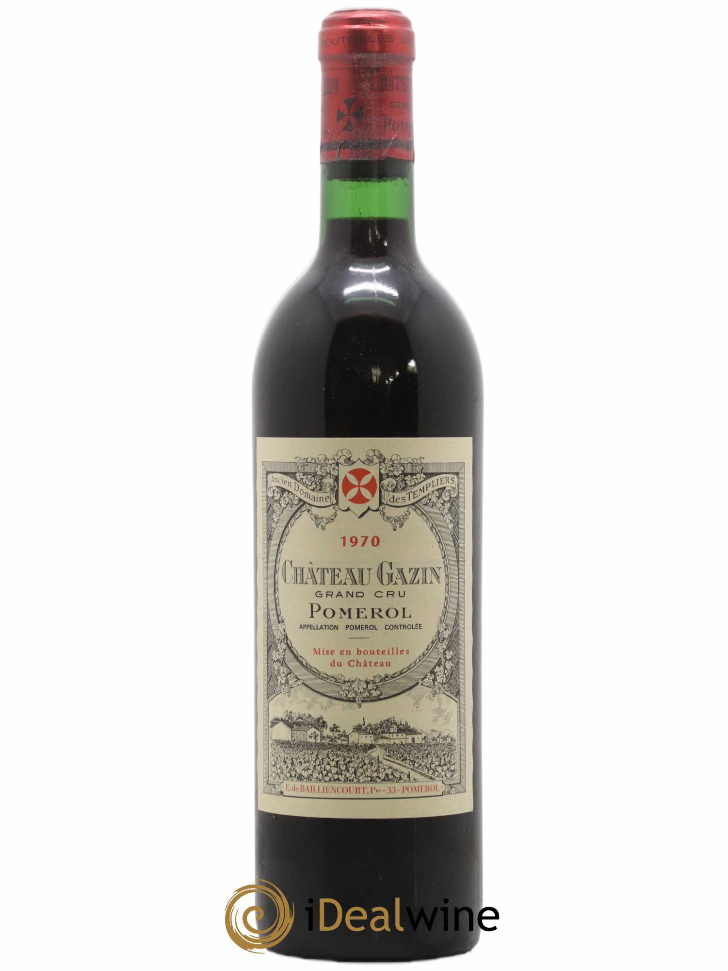 Château Gazin 1970 - Lot de 1 bouteille - 0