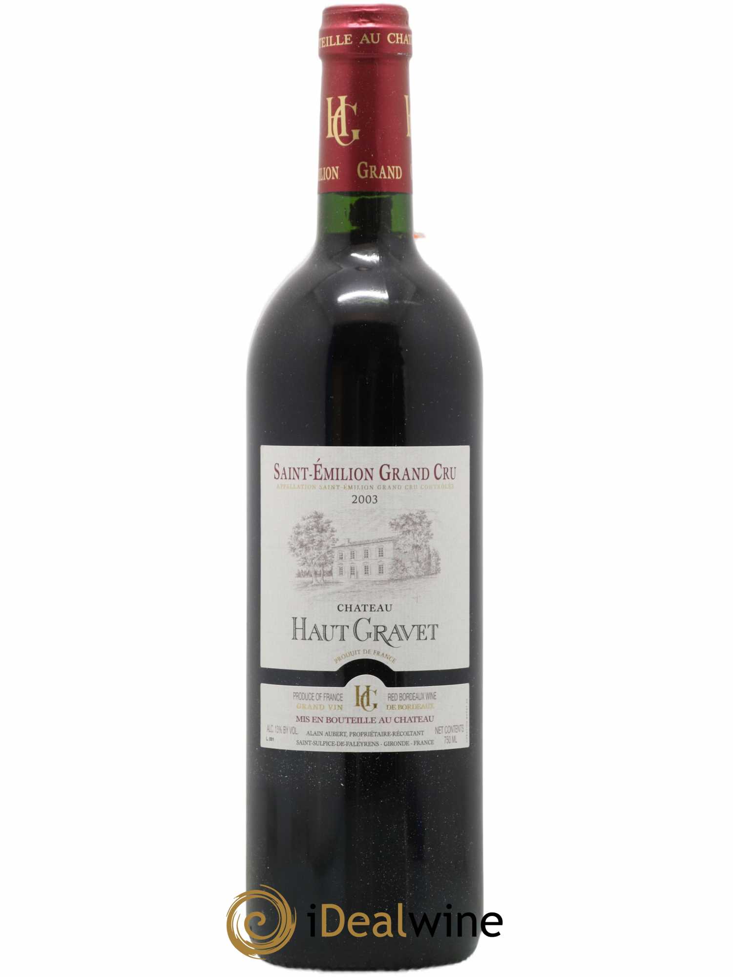 Saint-Émilion Grand Cru Haut Gravet 2003 - Posten von 1 Flasche - 0