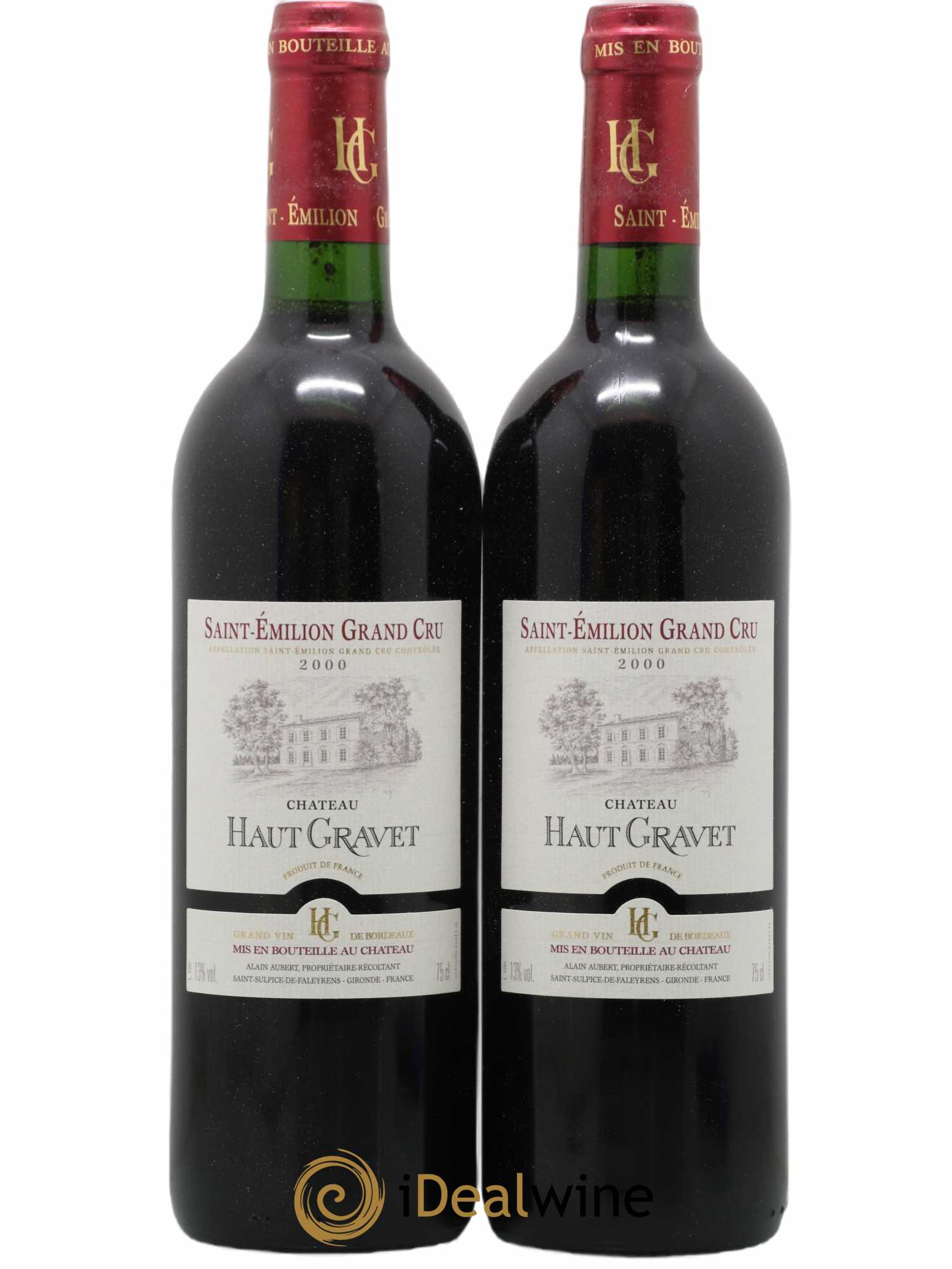 Saint-Émilion Grand Cru Haut Gravet 2000 - Posten von 2 Flaschen - 0