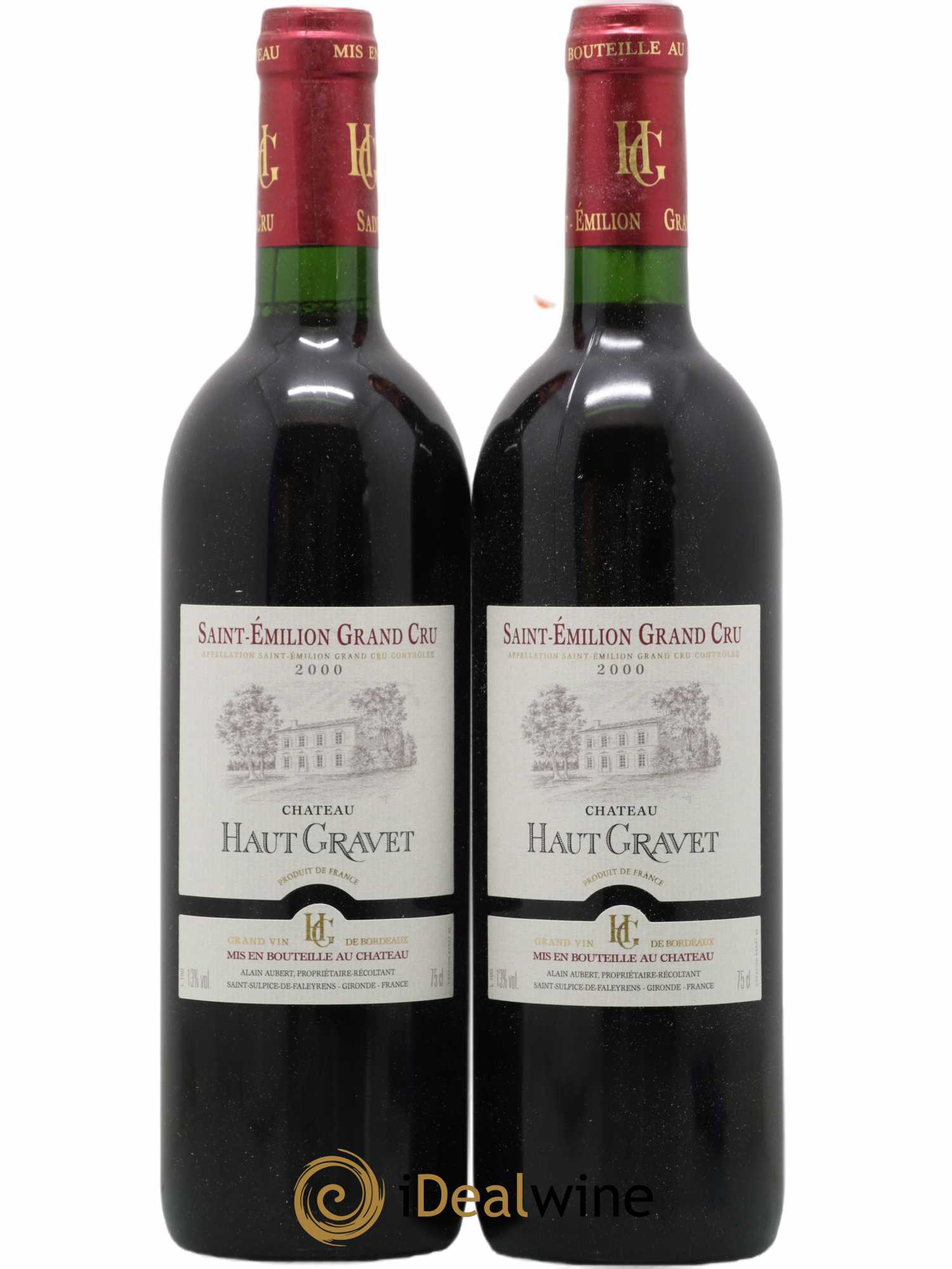 Saint-Émilion Grand Cru Haut Gravet 2000 - Posten von 2 Flaschen - 0