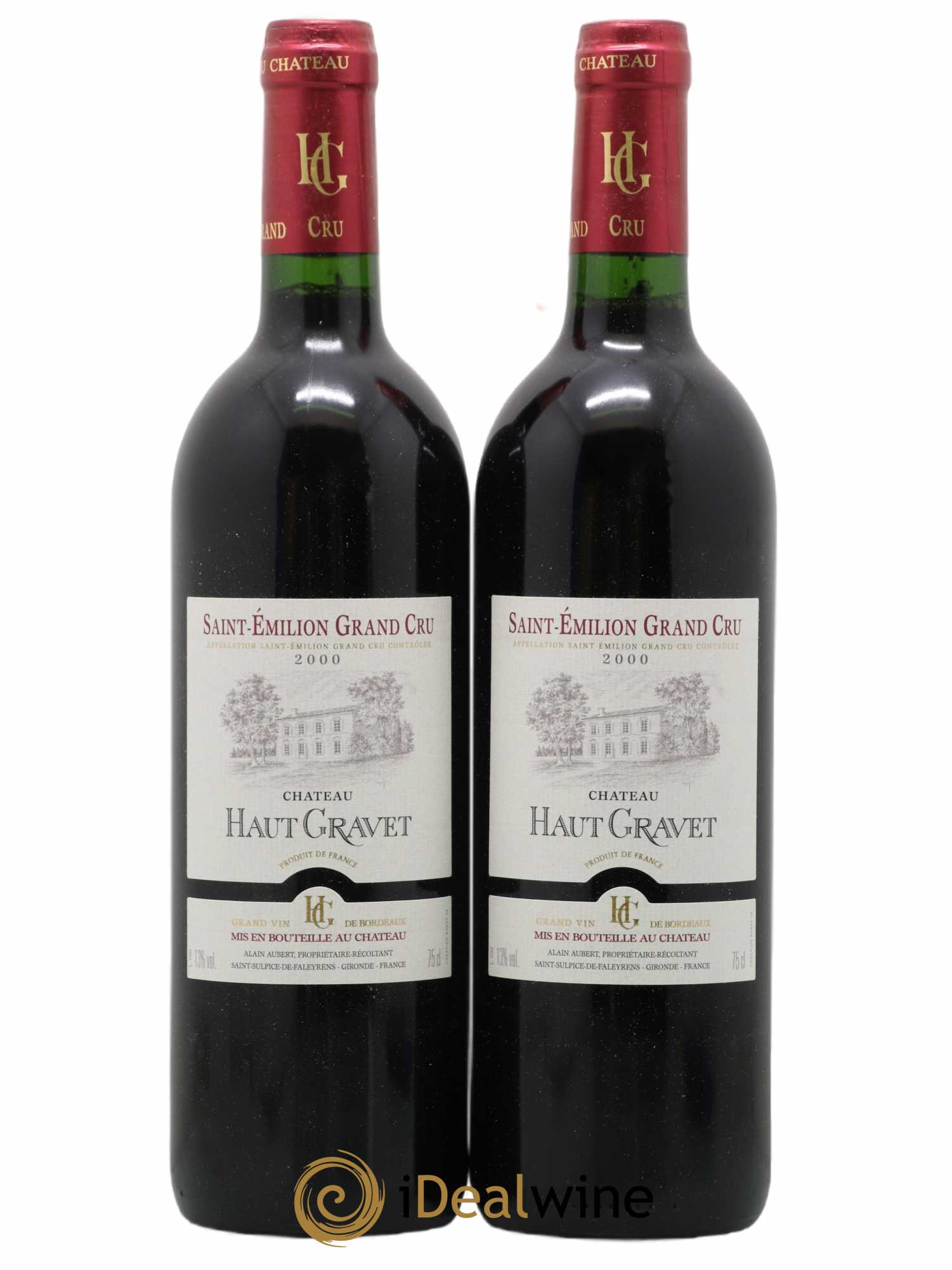 Saint-Émilion Grand Cru Haut Gravet 2000 - Posten von 2 Flaschen - 0