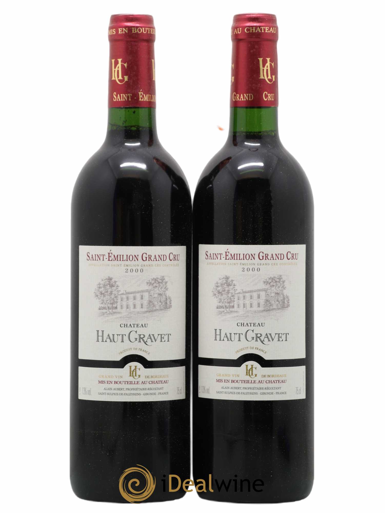 Saint-Émilion Grand Cru Haut Gravet 2000 - Posten von 2 Flaschen - 0