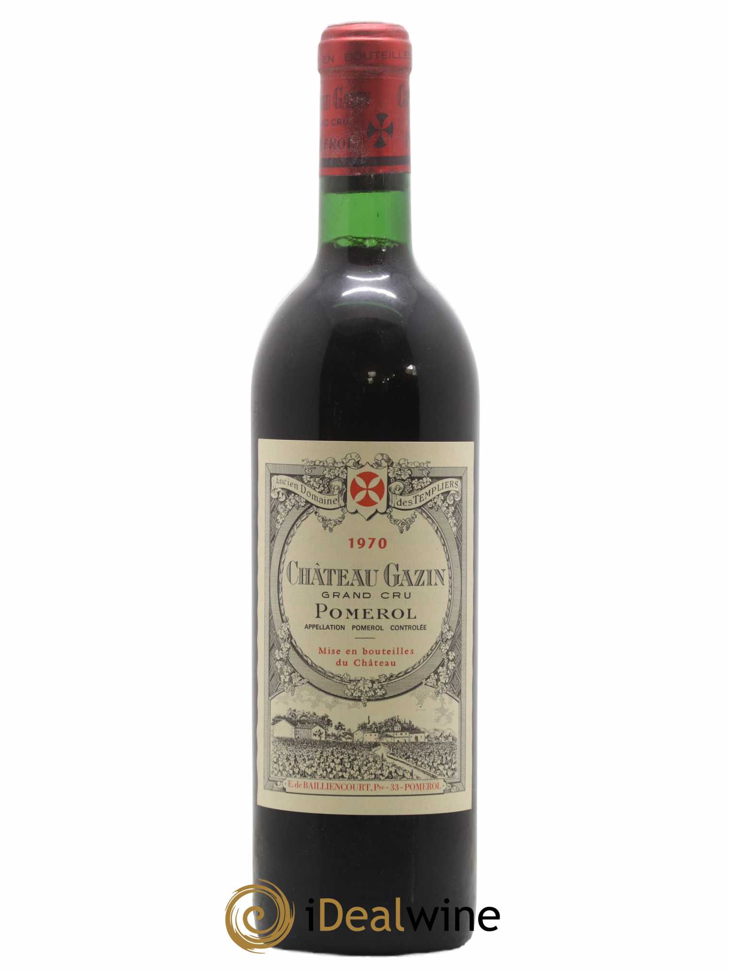 Château Gazin 1970 - Lot de 1 bouteille - 0
