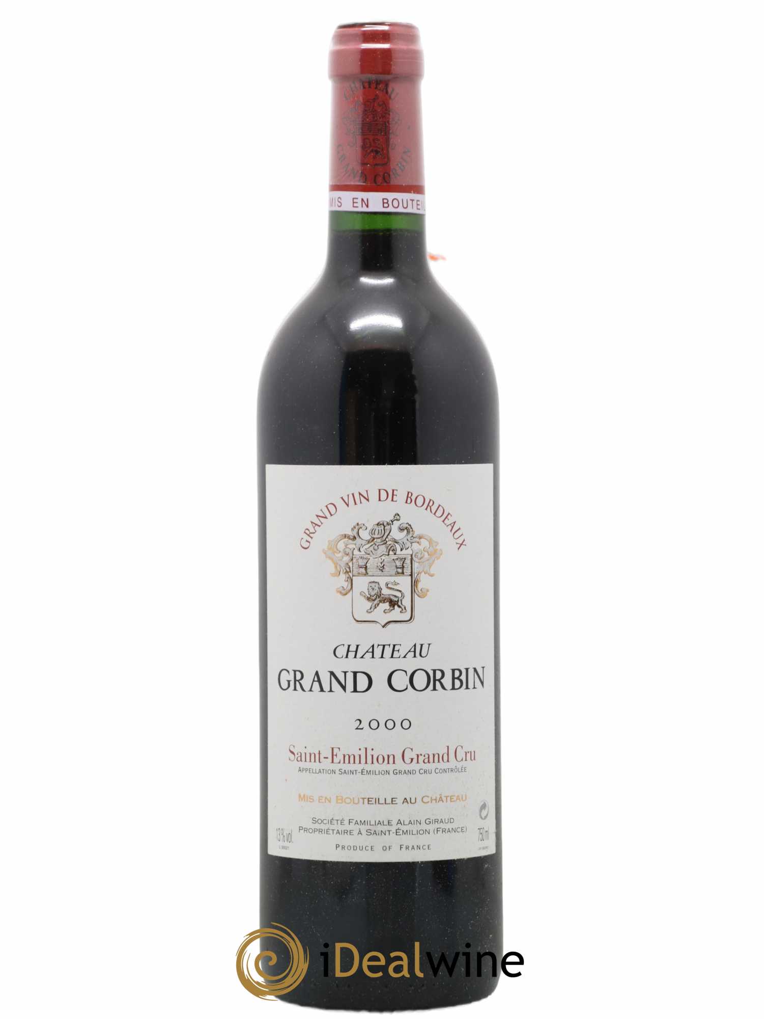 Château Grand Corbin Grand Cru Classé 2000 - Lot of 1 bottle - 0