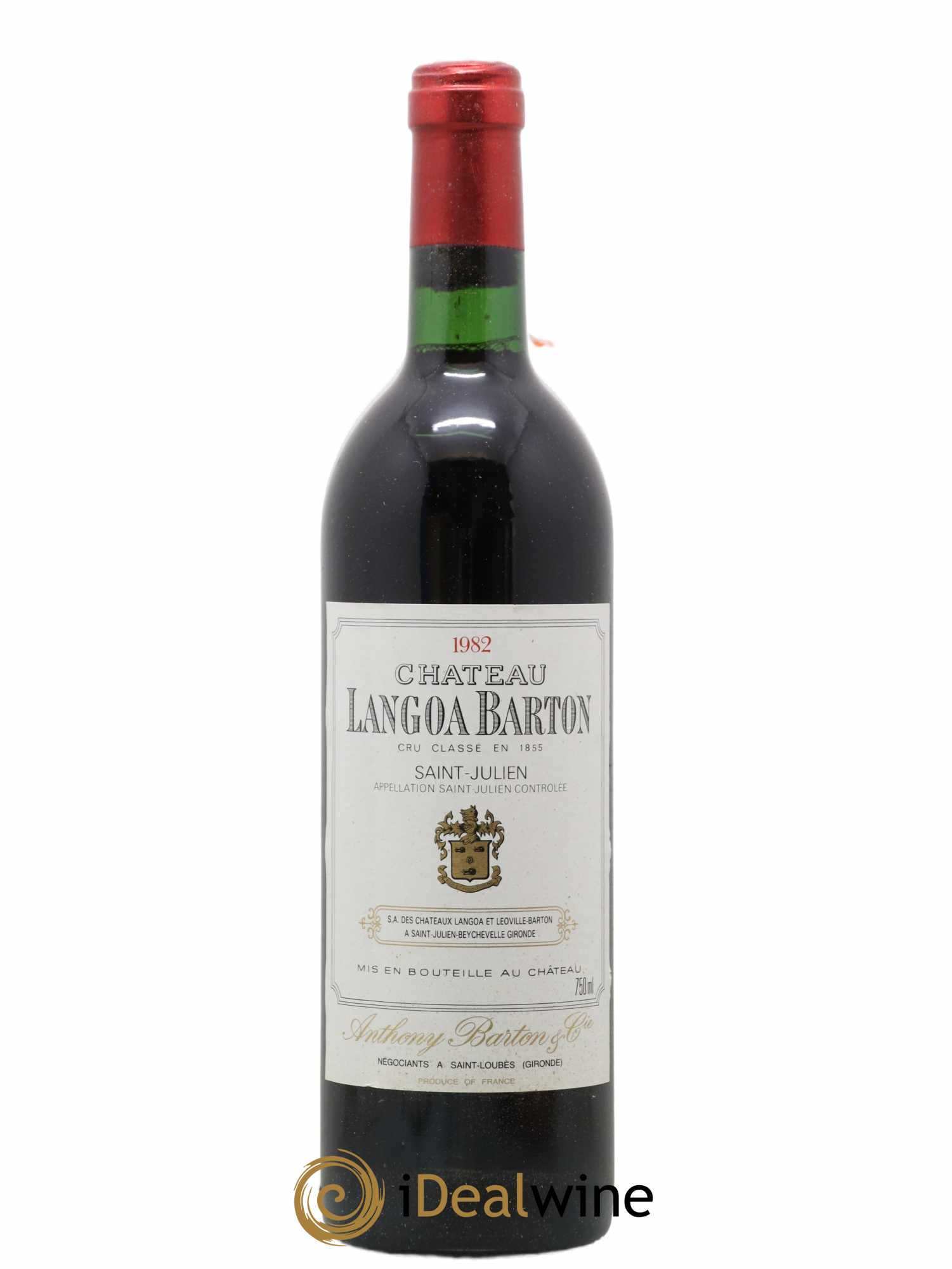 Château Langoa Barton 3ème Grand Cru Classé 1982 - Lot de 1 bouteille - 0