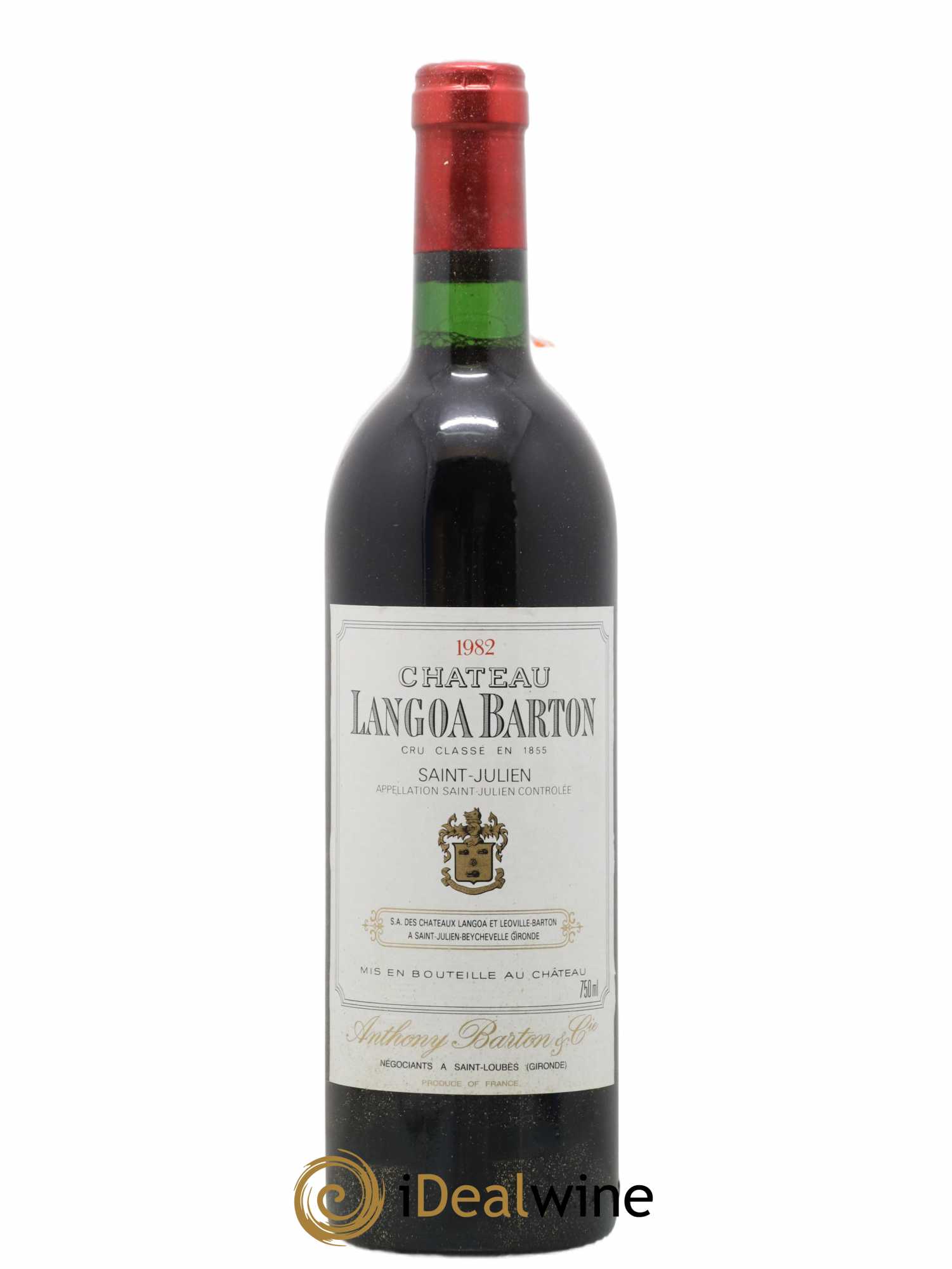 Château Langoa Barton 3ème Grand Cru Classé 1982 - Lot de 1 bouteille - 0