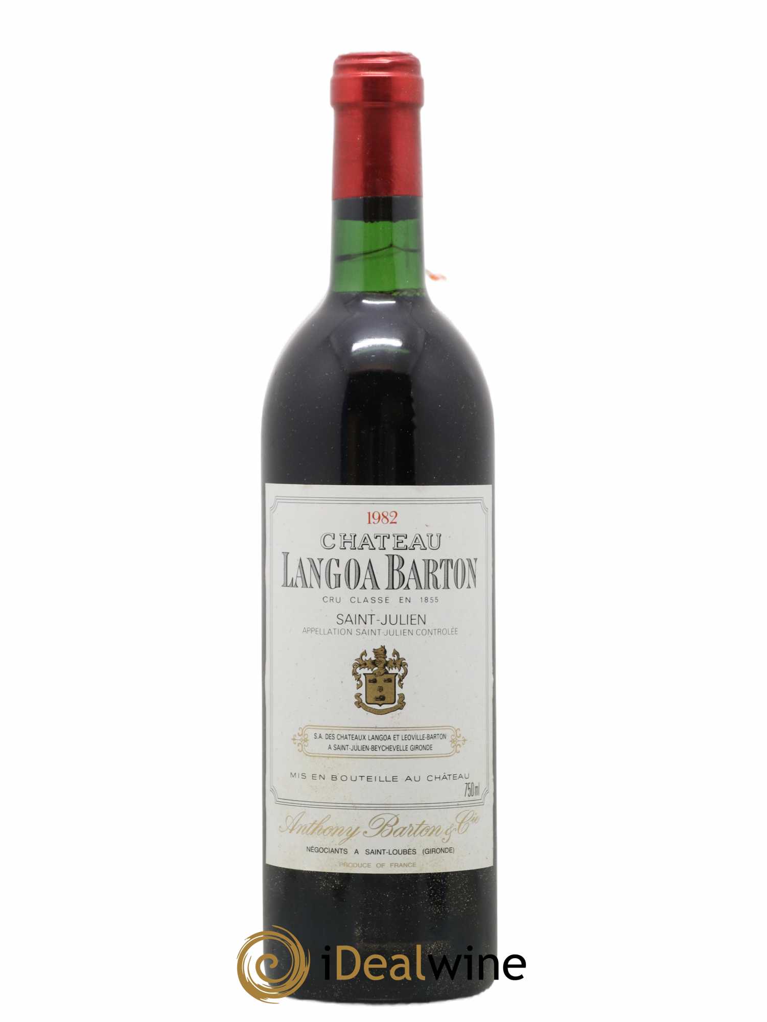 Château Langoa Barton 3ème Grand Cru Classé 1982 - Lot de 1 bouteille - 0