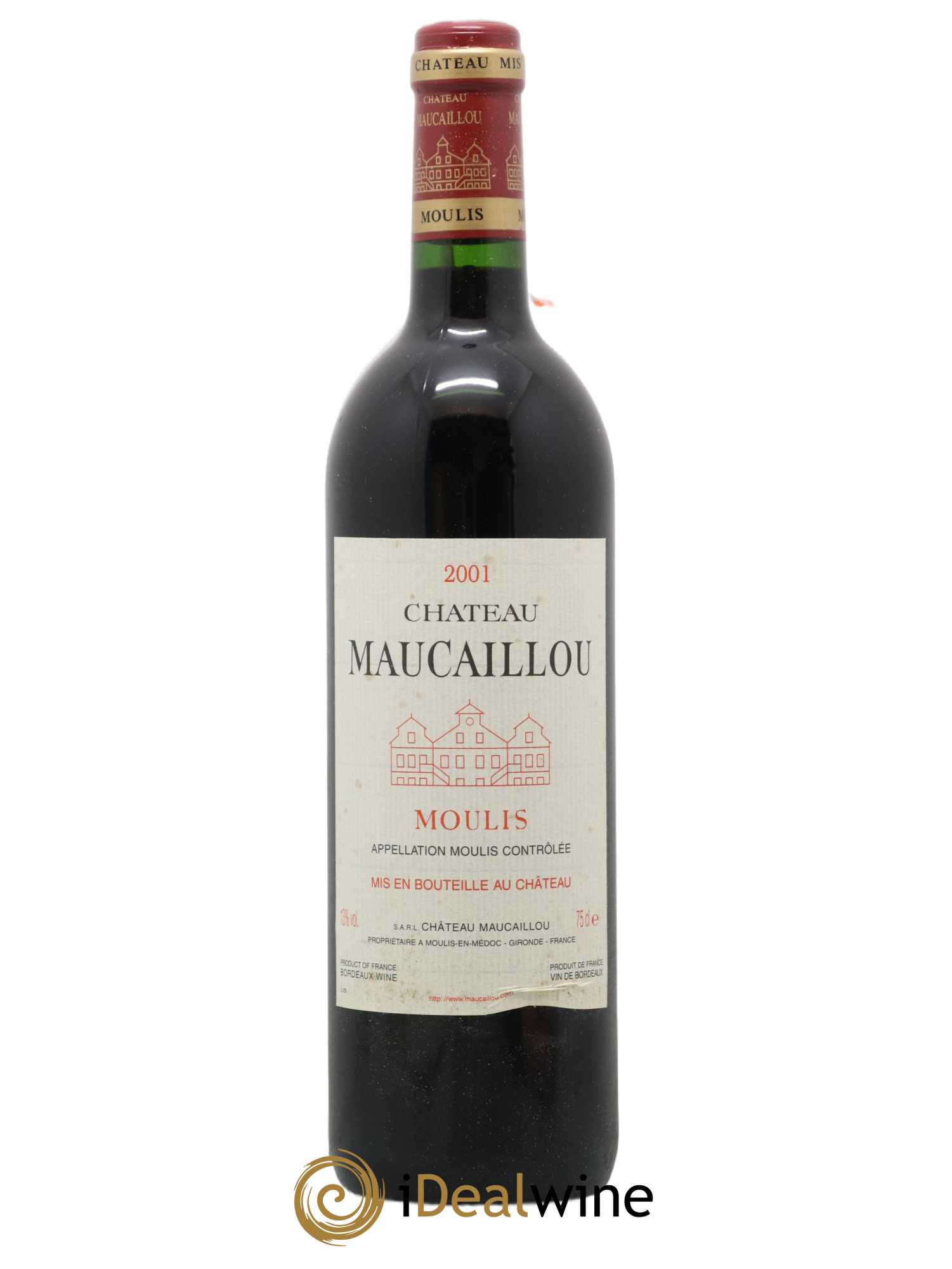 Château Maucaillou 2001 - Lot de 1 bouteille - 0