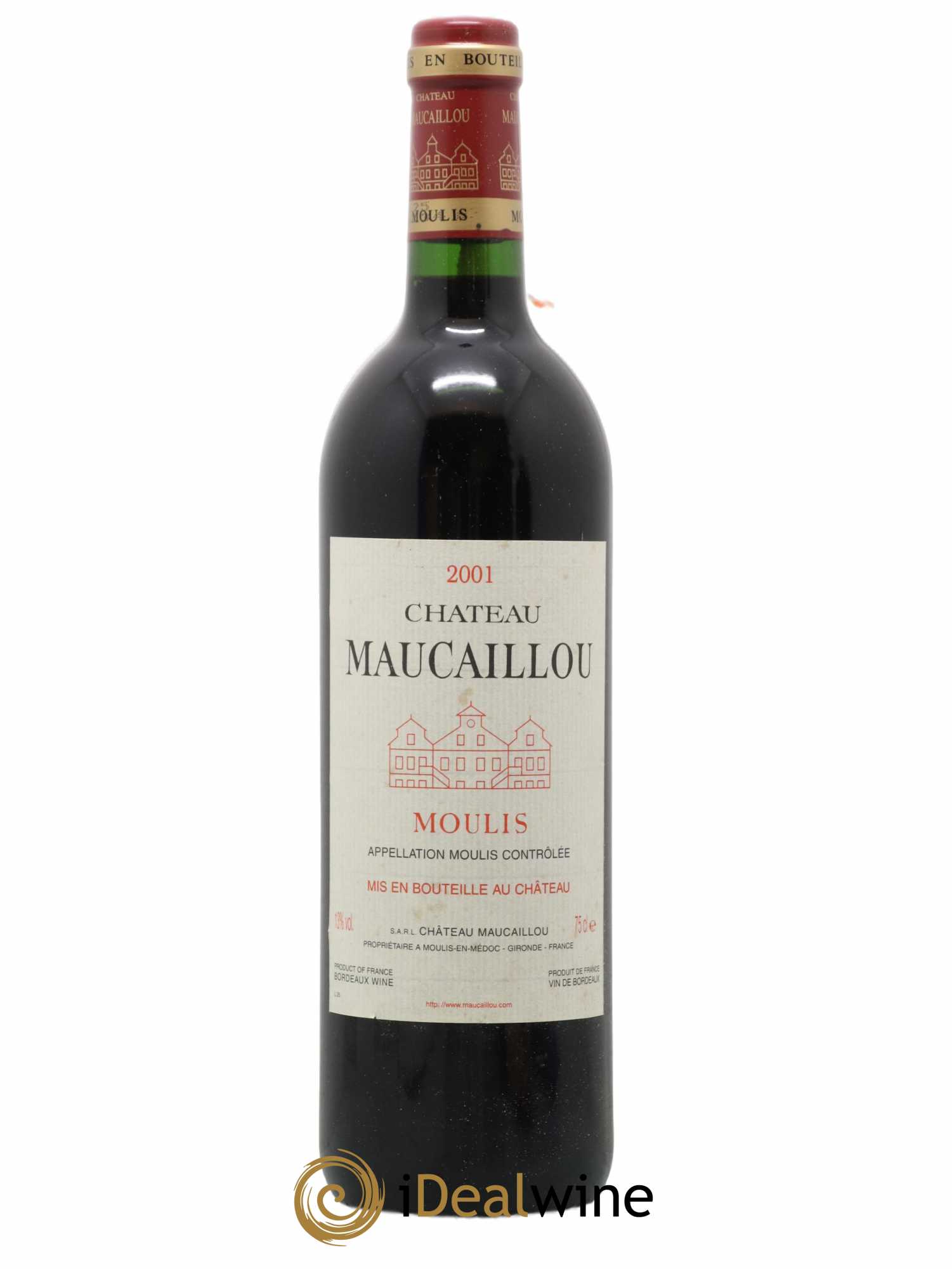 Château Maucaillou 2001 - Lot de 1 bouteille - 0