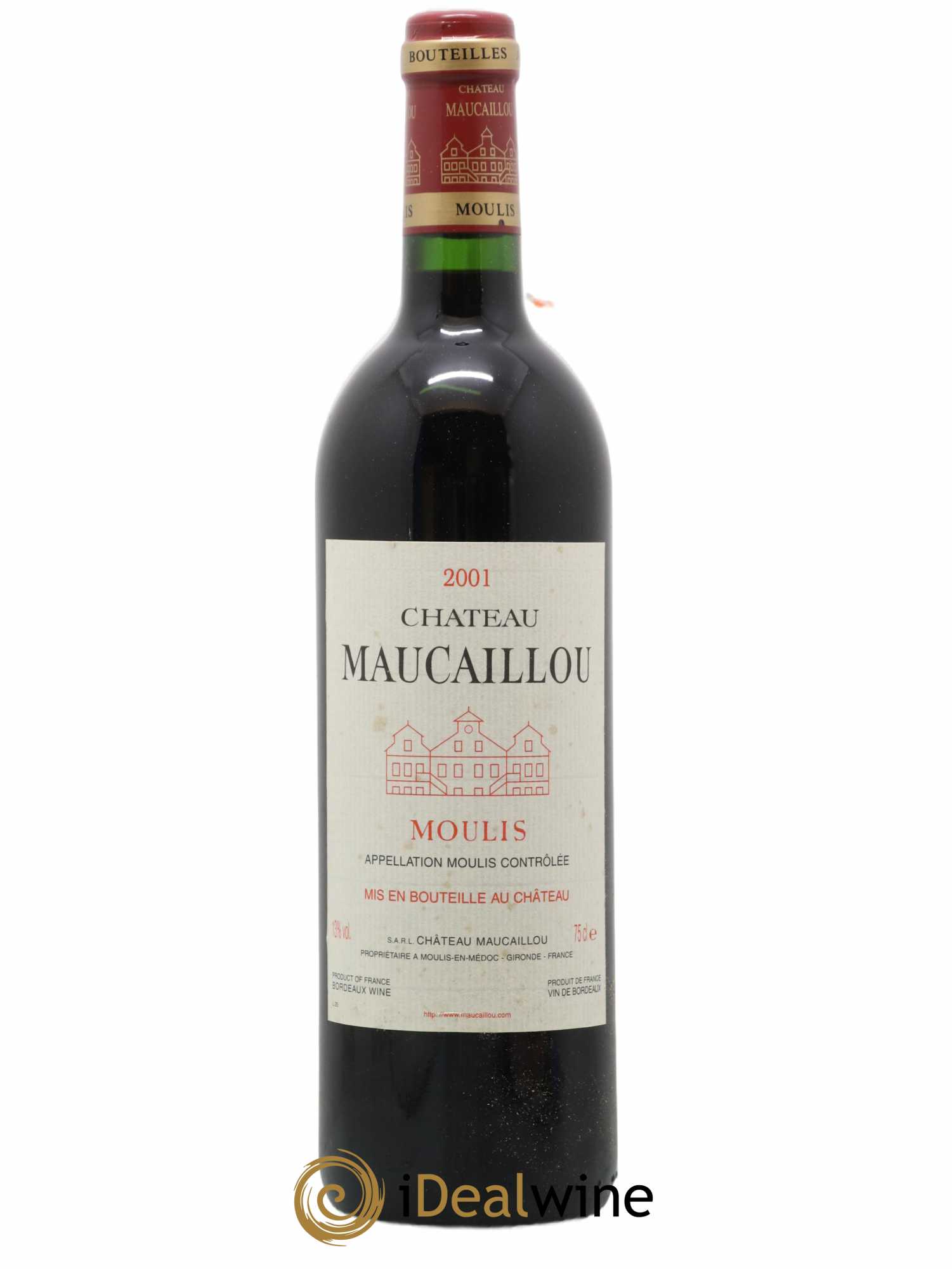 Château Maucaillou 2001 - Lot de 1 bouteille - 0