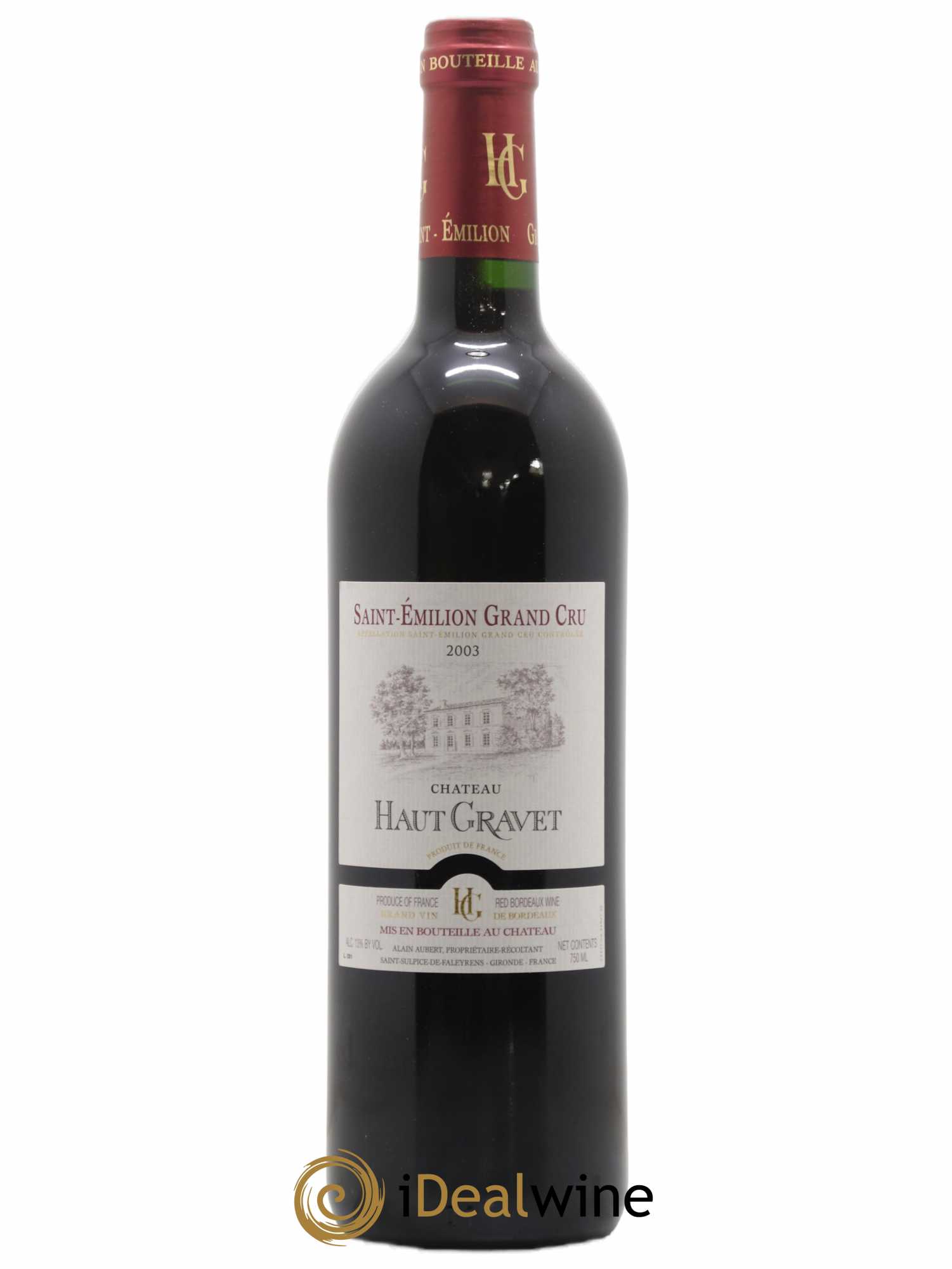 Saint-Émilion Grand Cru Haut Gravet 2003 - Posten von 1 Flasche - 0