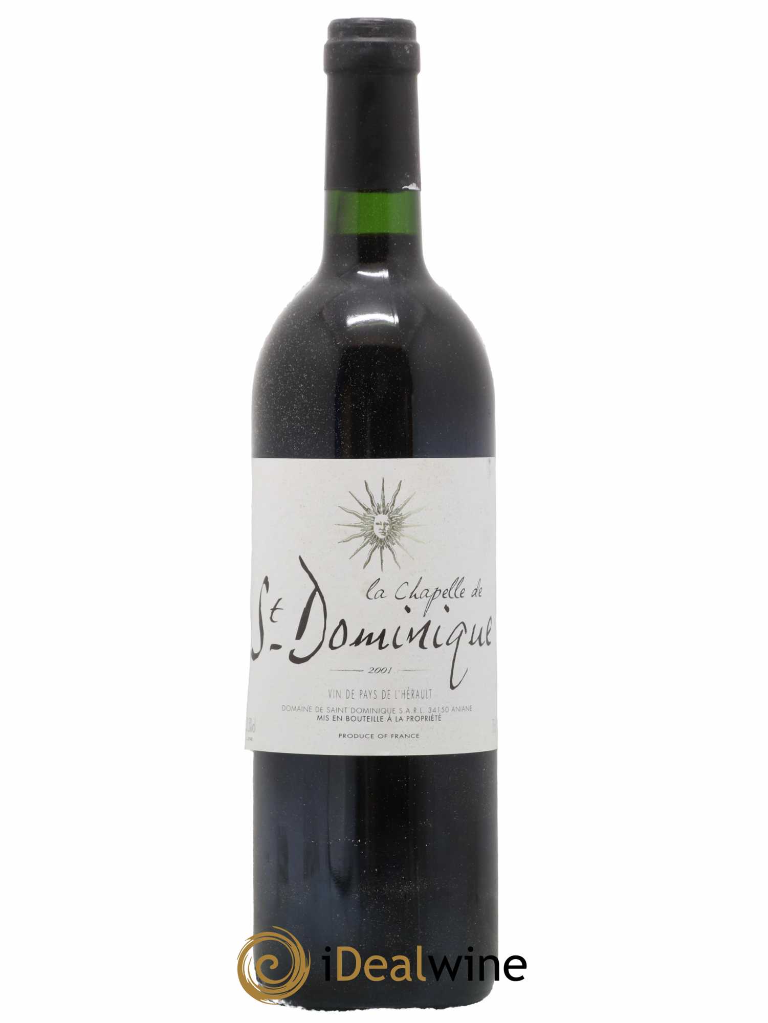 Pays d'Hérault La Chapelle Saint Dominique 2001 - Lot de 1 bouteille - 0