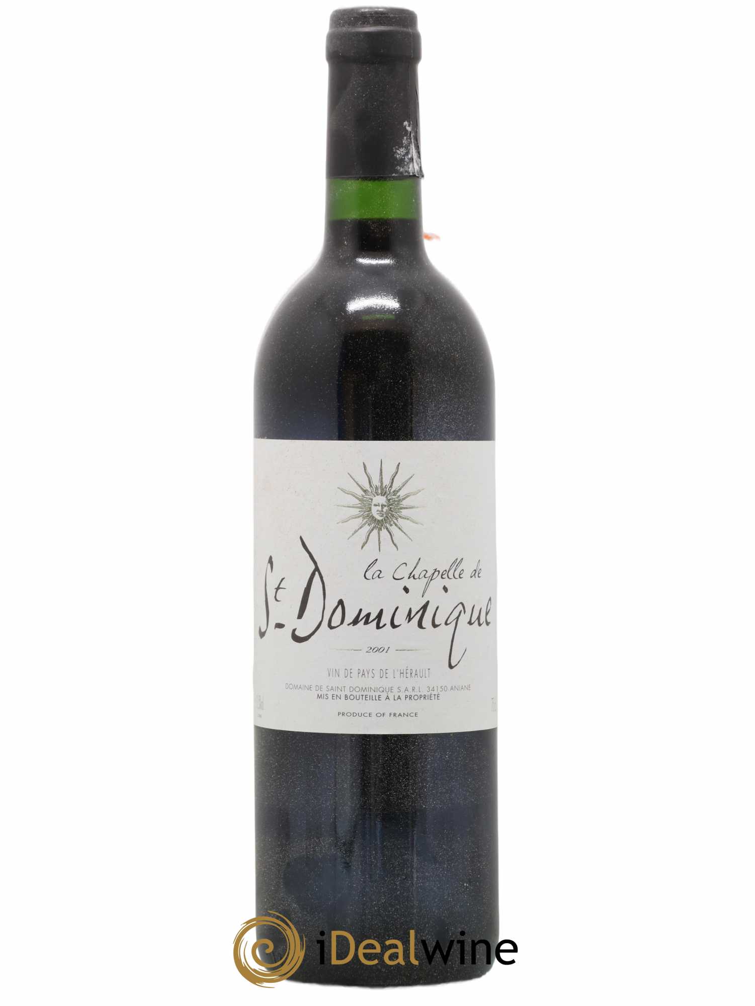 Pays d'Hérault La Chapelle Saint Dominique 2001 - Lot of 1 bottle - 0