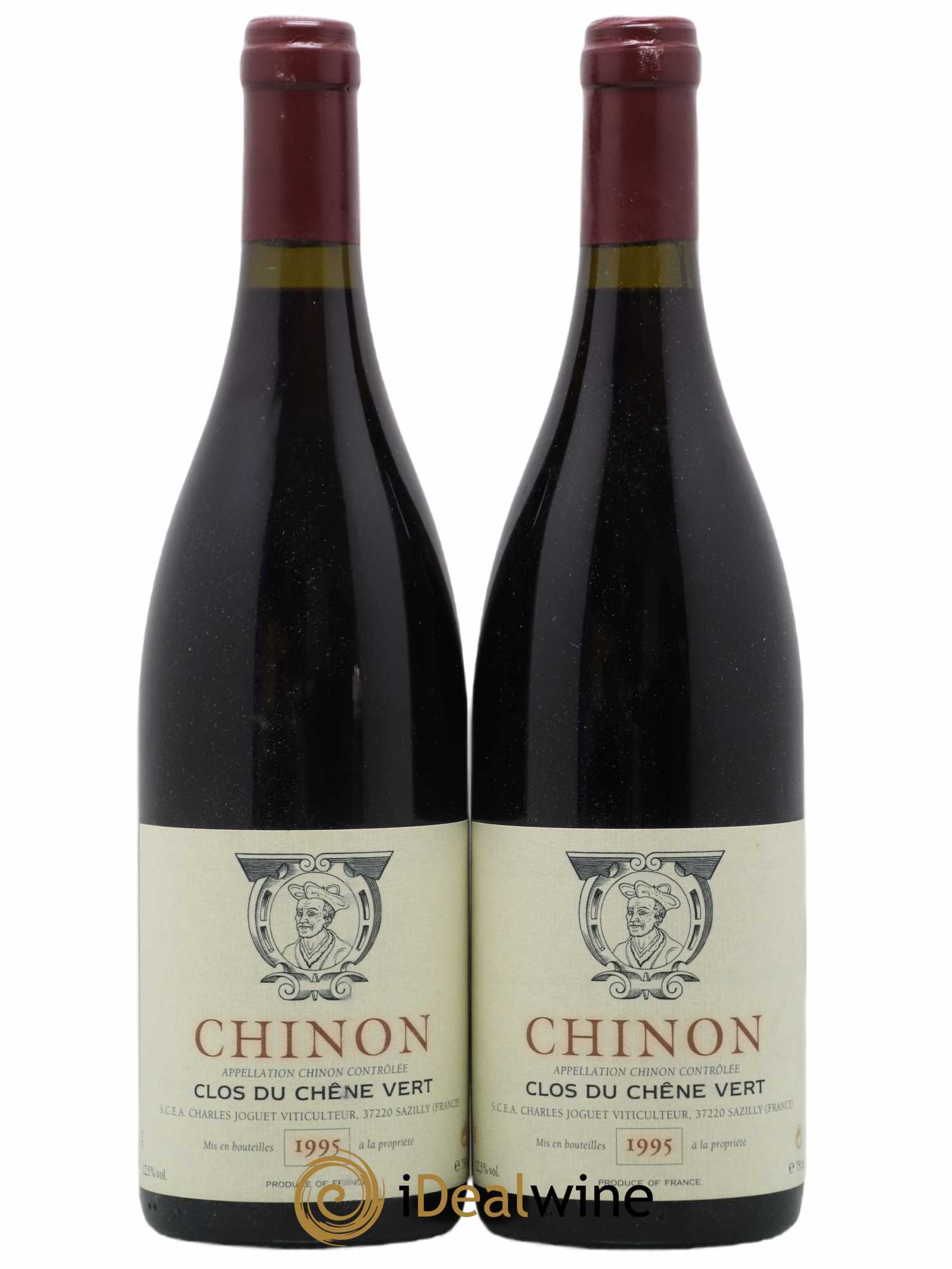 Chinon Clos du Chêne Vert Charles Joguet 1995 - Lot de 2 bouteilles - 0