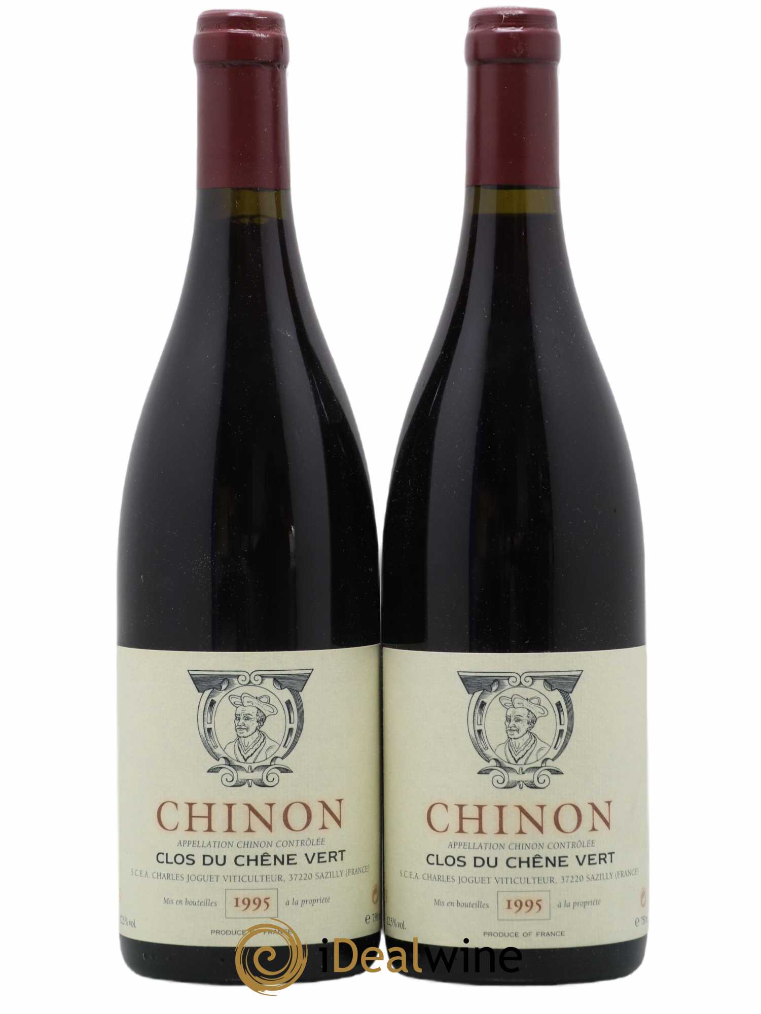 Chinon Clos du Chêne Vert Charles Joguet 1995 - Lot de 2 bouteilles - 0