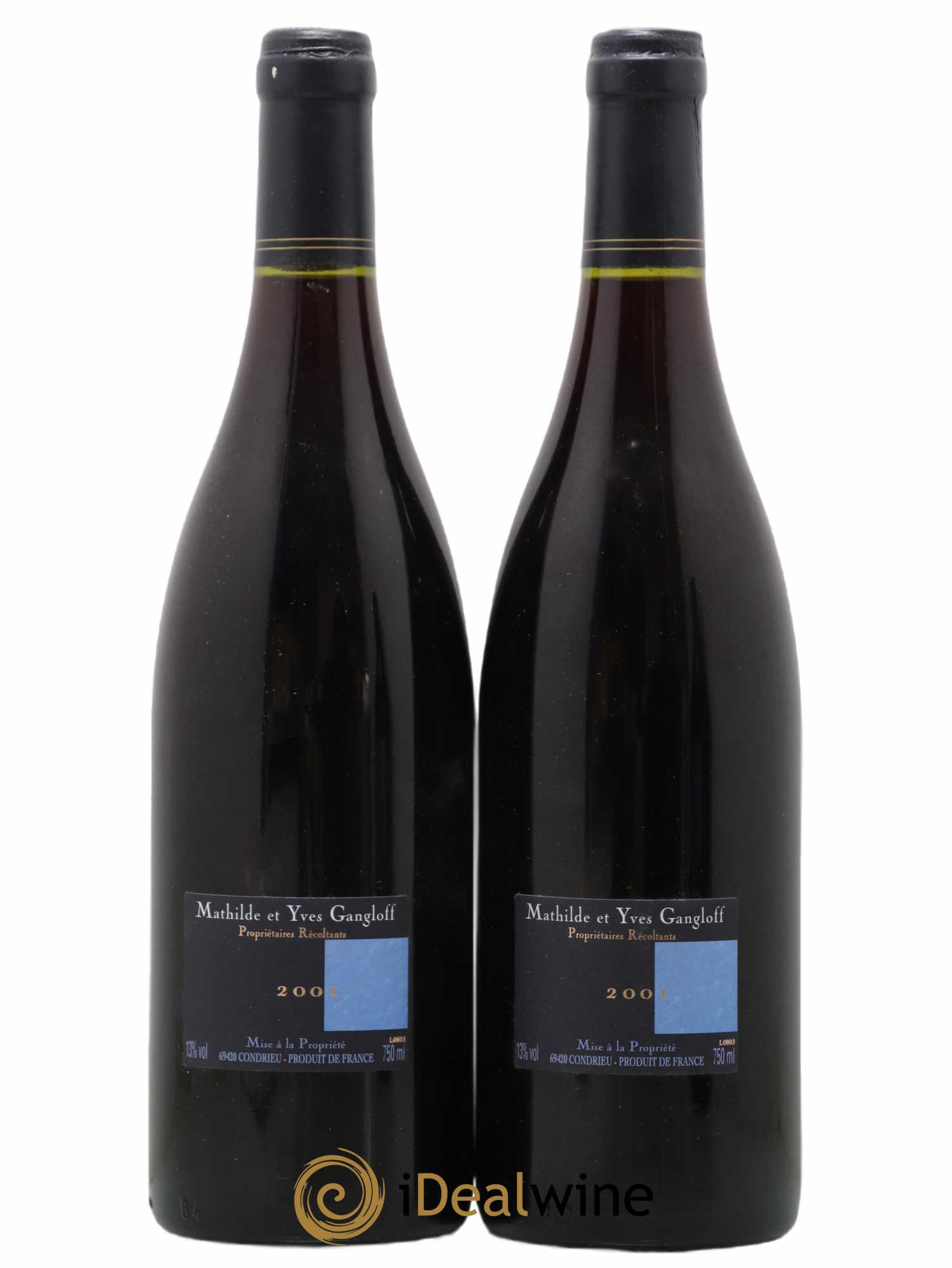 Côte-Rôtie La Barbarine Gangloff (Domaine) 2001 - Lot de 2 bouteilles - 1