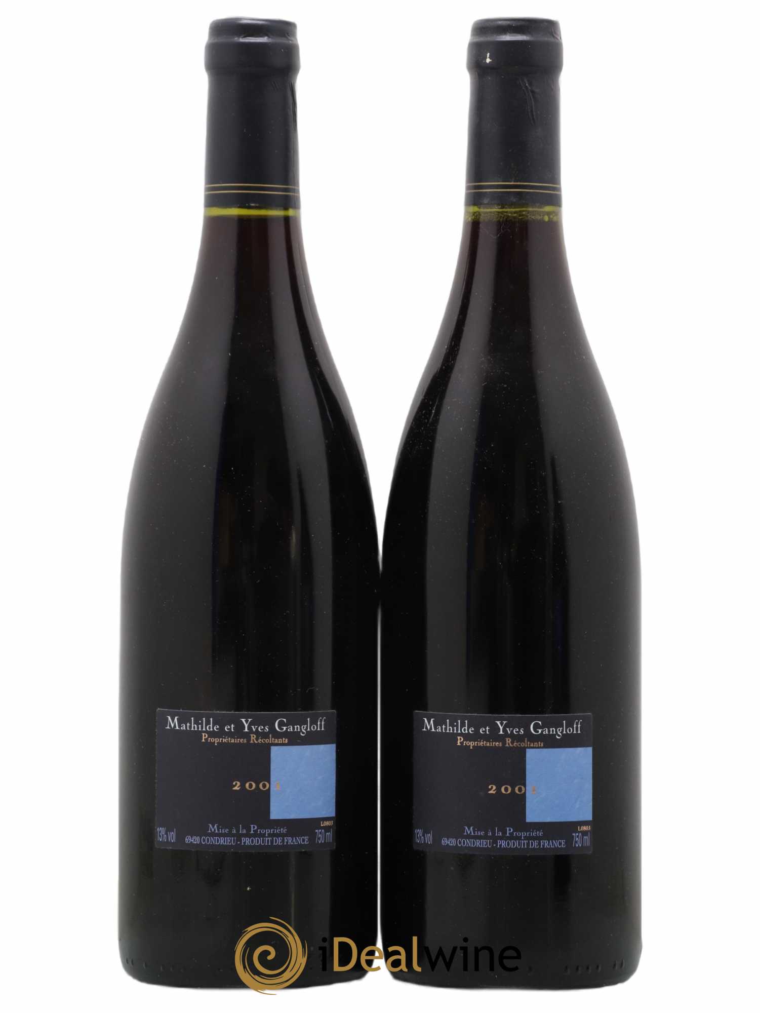 Côte-Rôtie La Barbarine Gangloff (Domaine) 2001 - Lot de 2 bouteilles - 1