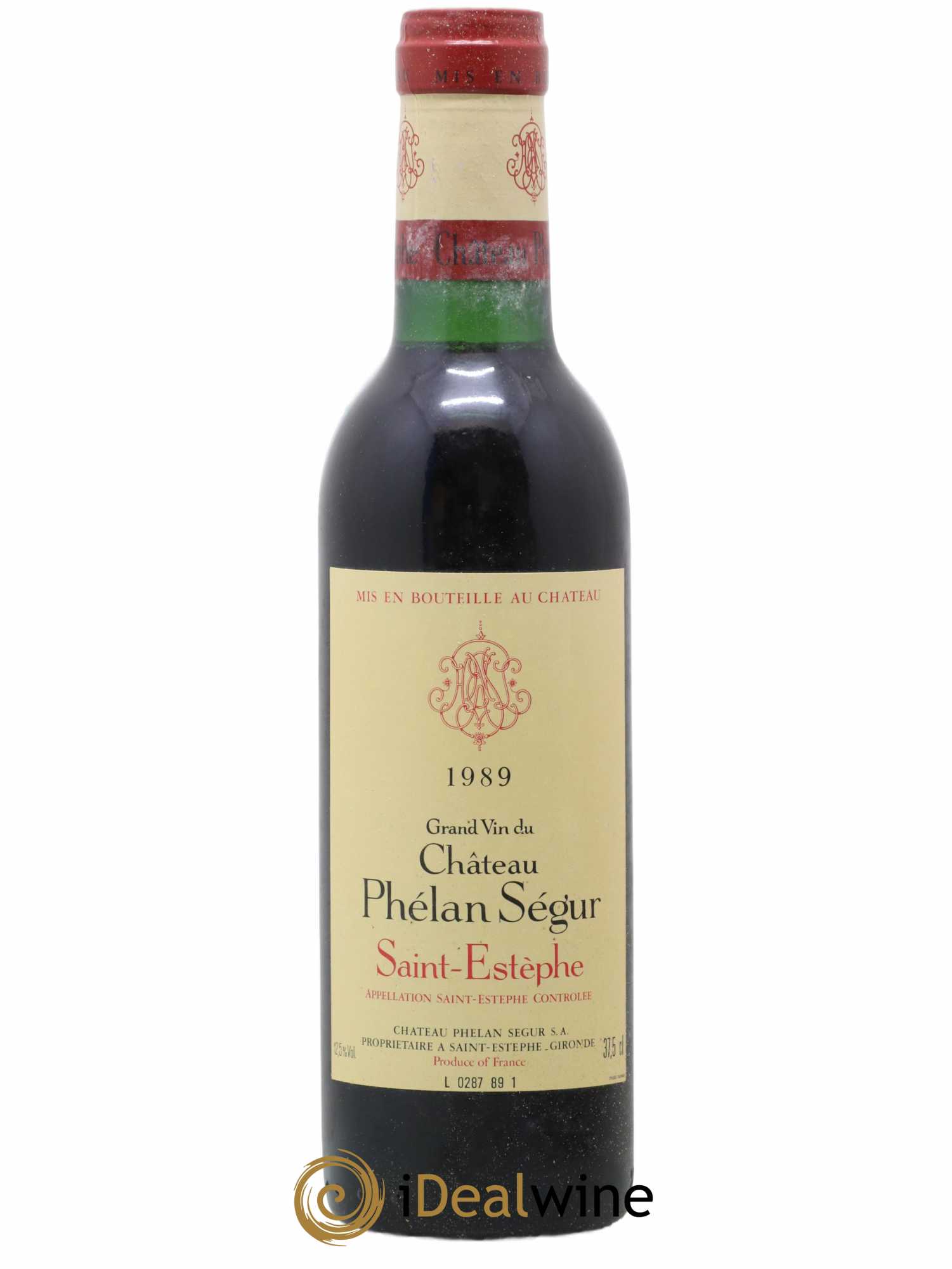 Château Phélan Ségur 1989 - Lot de 1 demi bouteille - 0