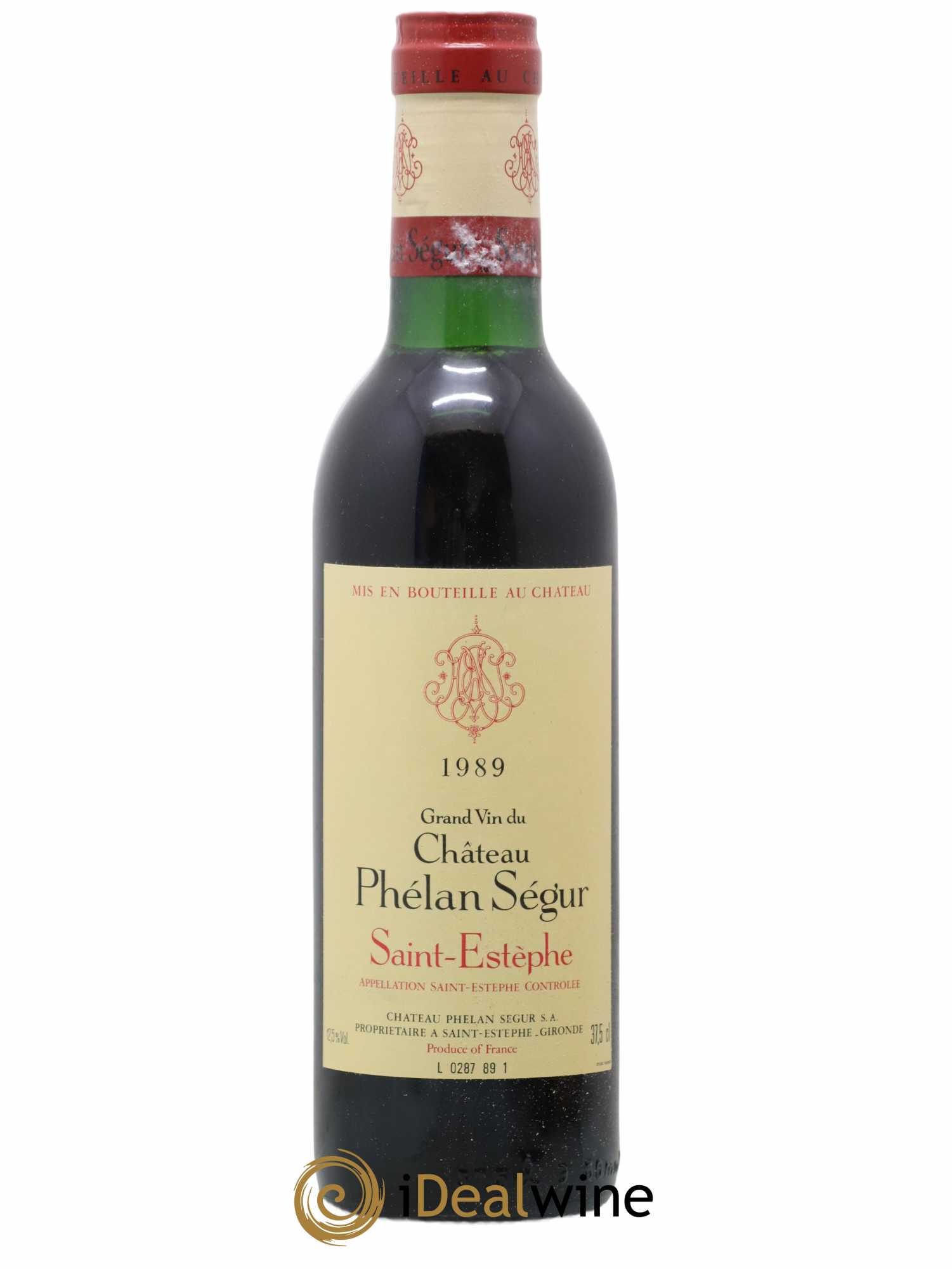Château Phélan Ségur 1989 - Lot of 1 half-bottle - 0