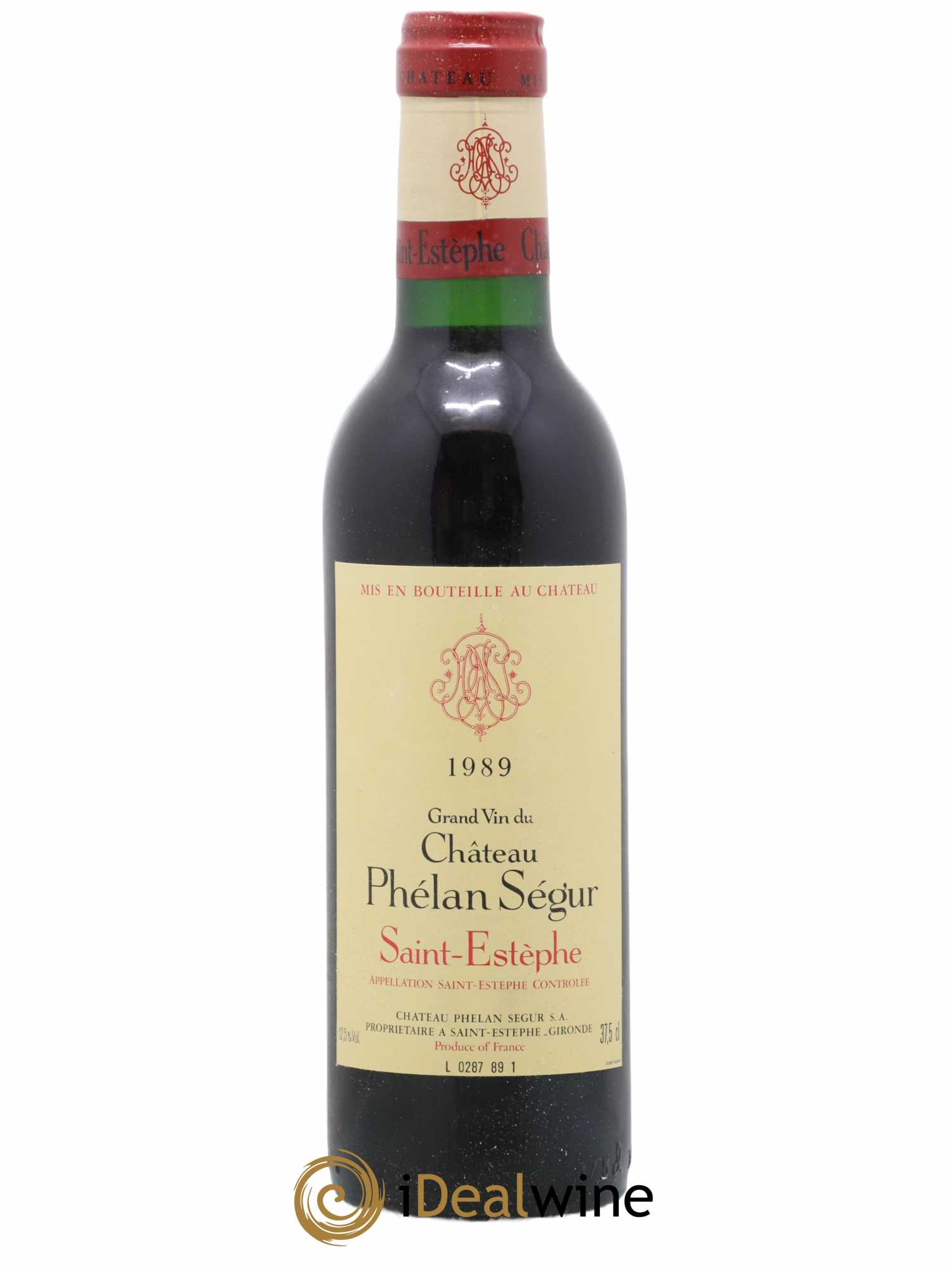 Château Phélan Ségur 1989 - Lot de 1 demi bouteille - 0