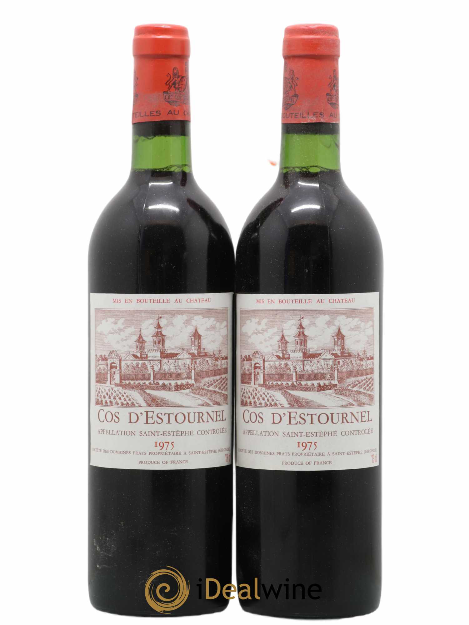 Cos d'Estournel 2ème Grand Cru Classé 1975 - Lot de 2 bouteilles - 0