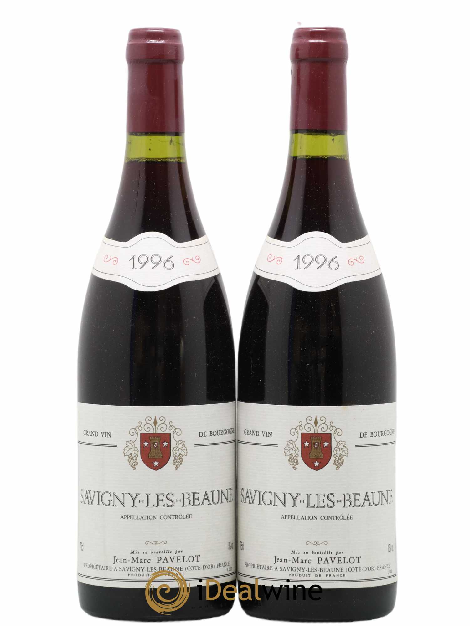 Savigny-lès-Beaune Jean Marc Pavelot 1996 - Posten von 2 Flaschen - 0