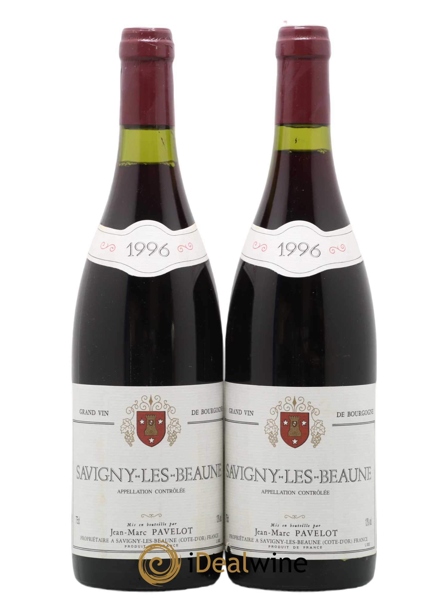 Savigny-lès-Beaune Jean Marc Pavelot 1996 - Posten von 2 Flaschen - 0