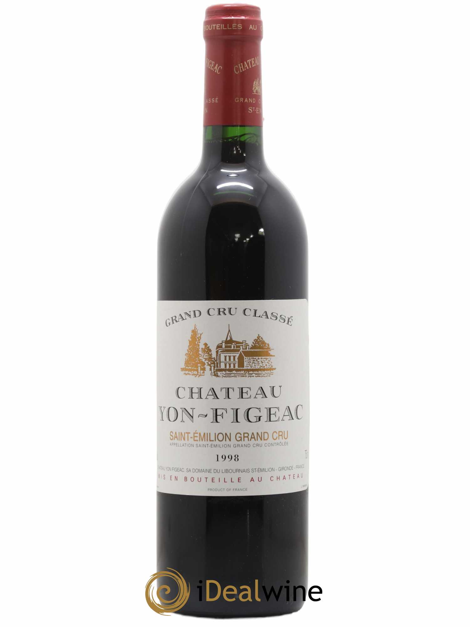 Château Yon Figeac Grand Cru Classé 1998 - Lot of 1 bottle - 0