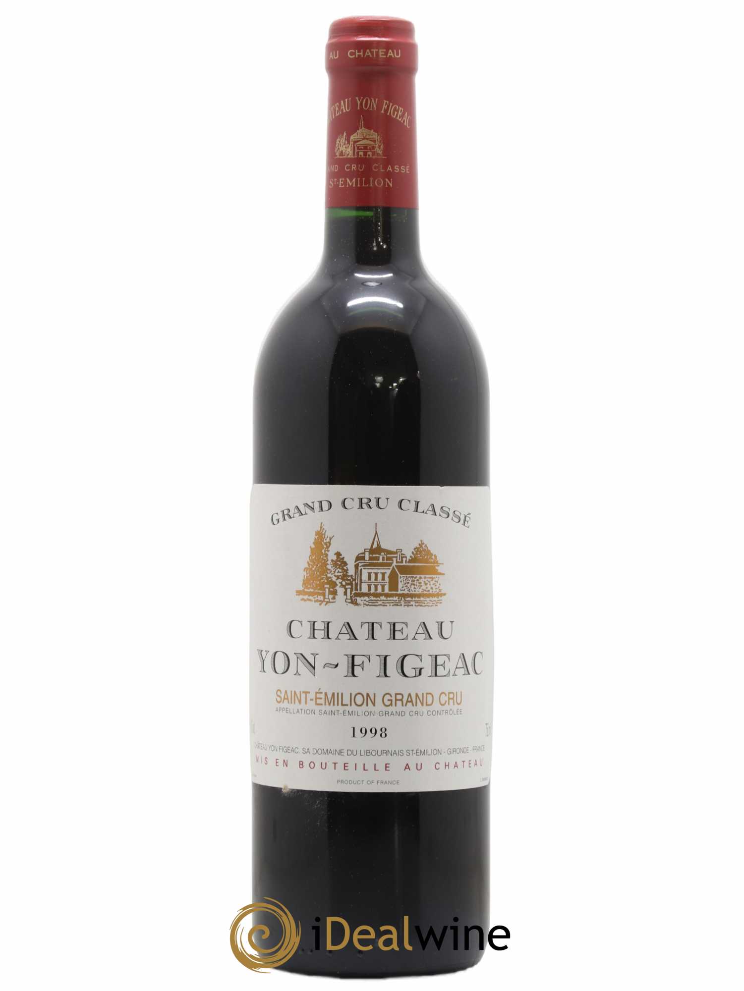 Château Yon Figeac Grand Cru Classé 1998 - Lot of 1 bottle - 0