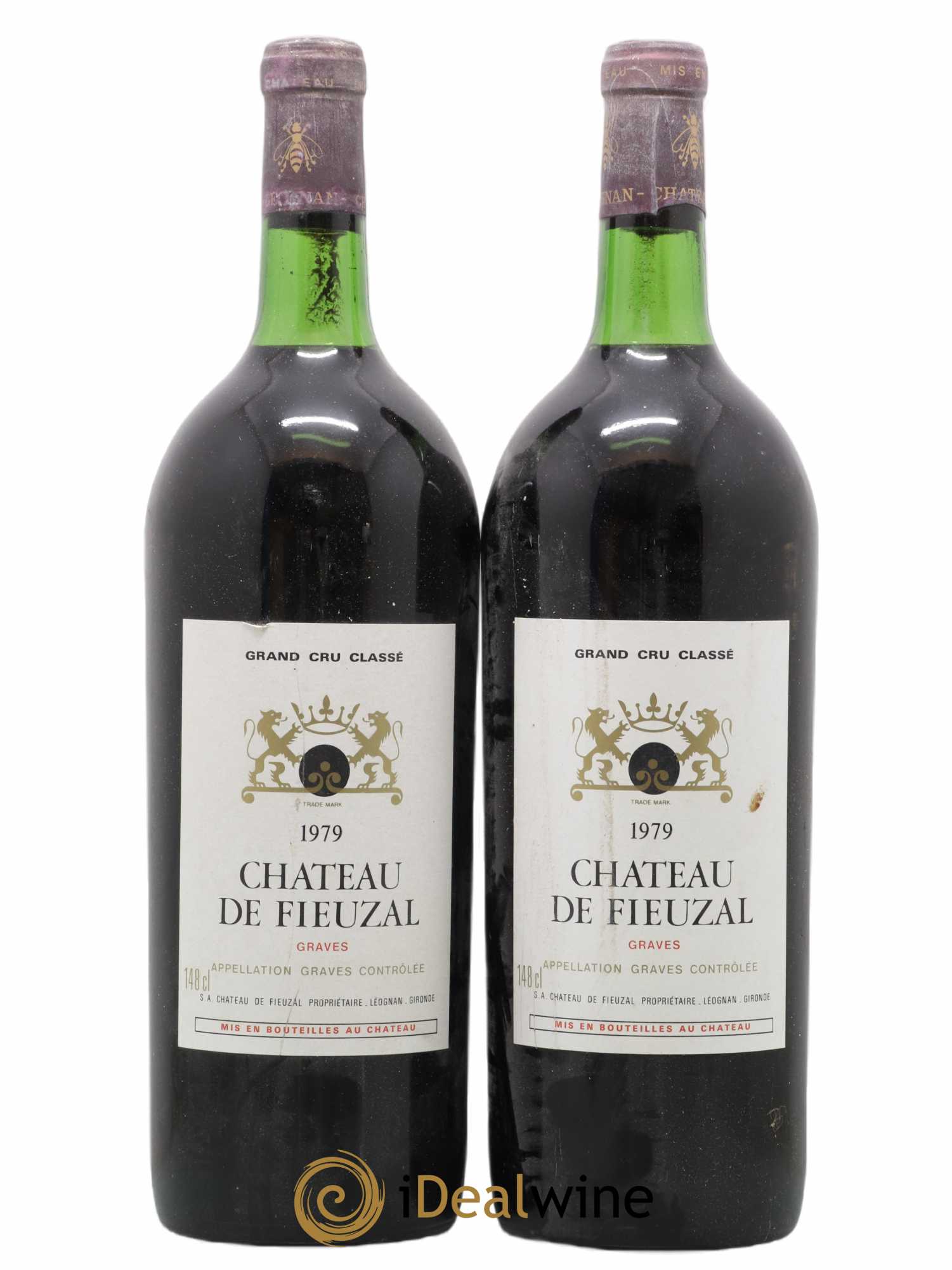 Château de Fieuzal Cru Classé de Graves 1979 - Lot de 2 magnums - 0