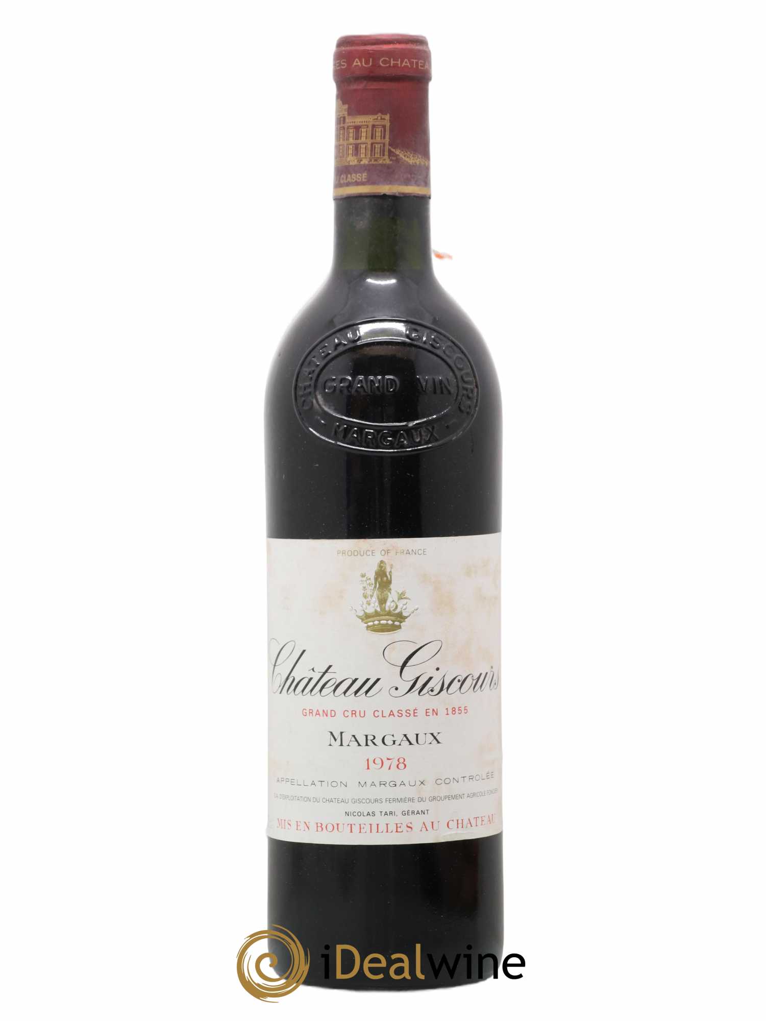 Château Giscours 3ème Grand Cru Classé 1978 - Lot de 1 bouteille - 0