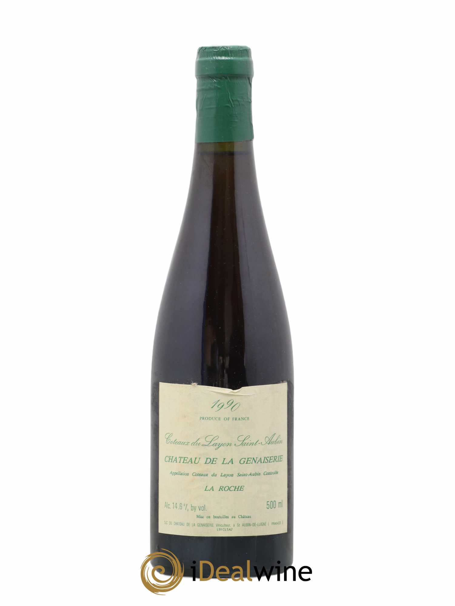 Coteaux du Layon Saint Aubin Roche Domaine Genaiserie 50cl 1990 - Lot de 1 bouteille - 0