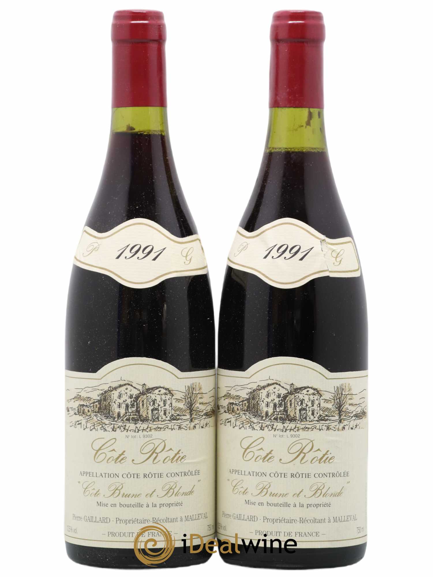 Côte-Rôtie 1991 - Posten von 2 Flaschen - 0