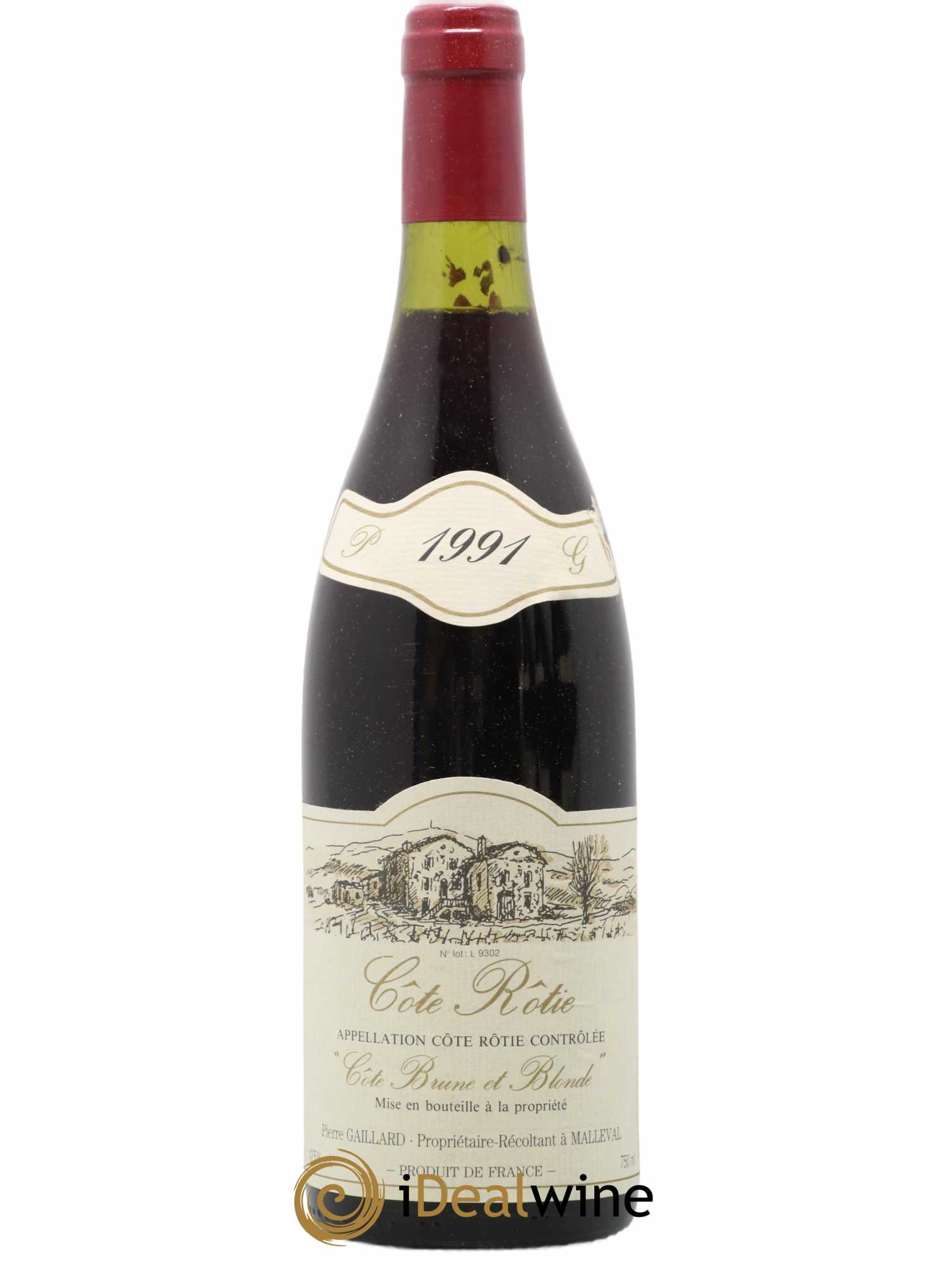 Côte-Rôtie Cote Brune & Blonde Gaillard 1991 - Lot of 1 bottle - 0