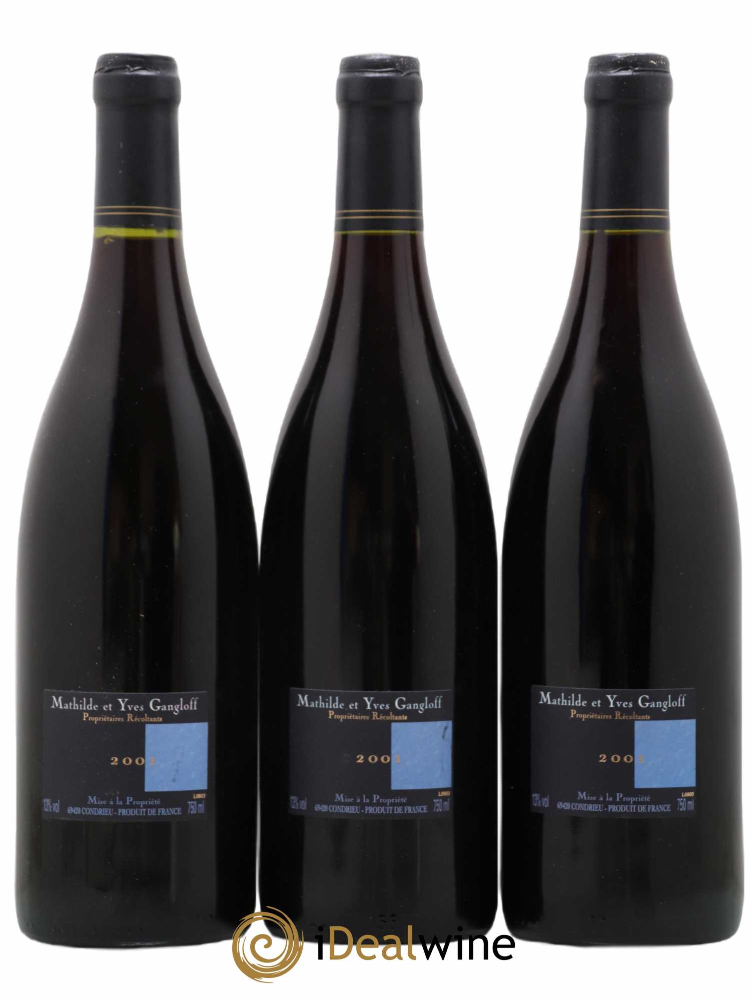 Côte-Rôtie La Barbarine Gangloff (Domaine) 2001 - Lotto di 3 bottiglie - 1
