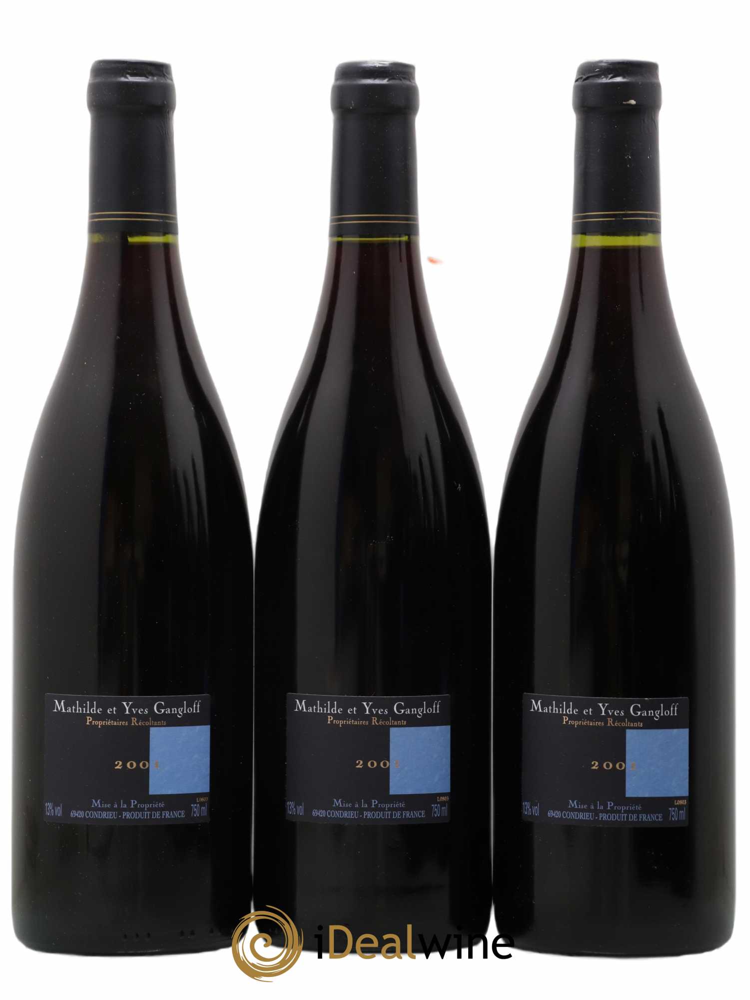 Côte-Rôtie La Barbarine Gangloff (Domaine) 2001 - Lot de 3 bouteilles - 1