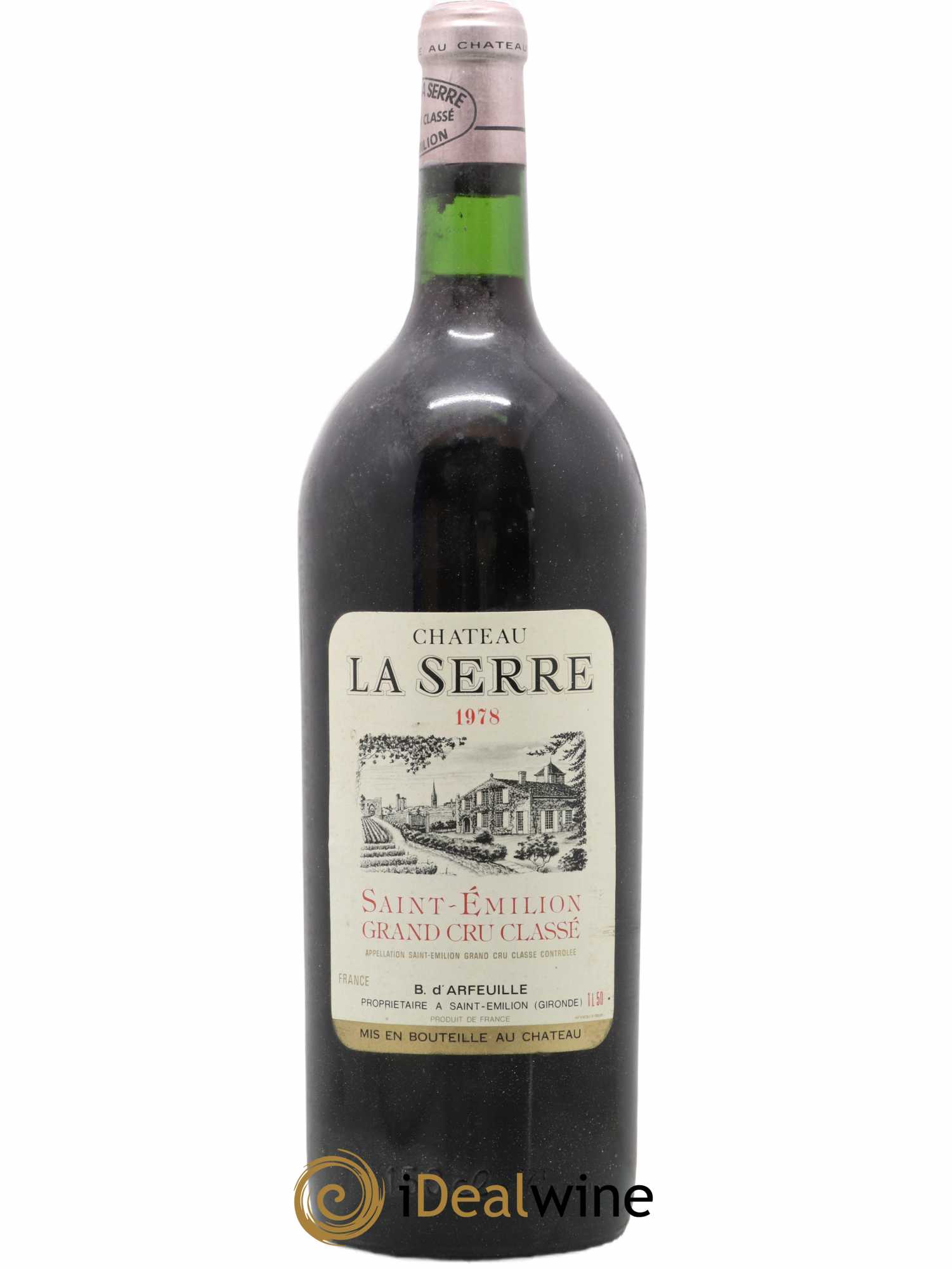 Château la Serre Grand Cru Classé 1978 - Lot de 1 magnum - 0